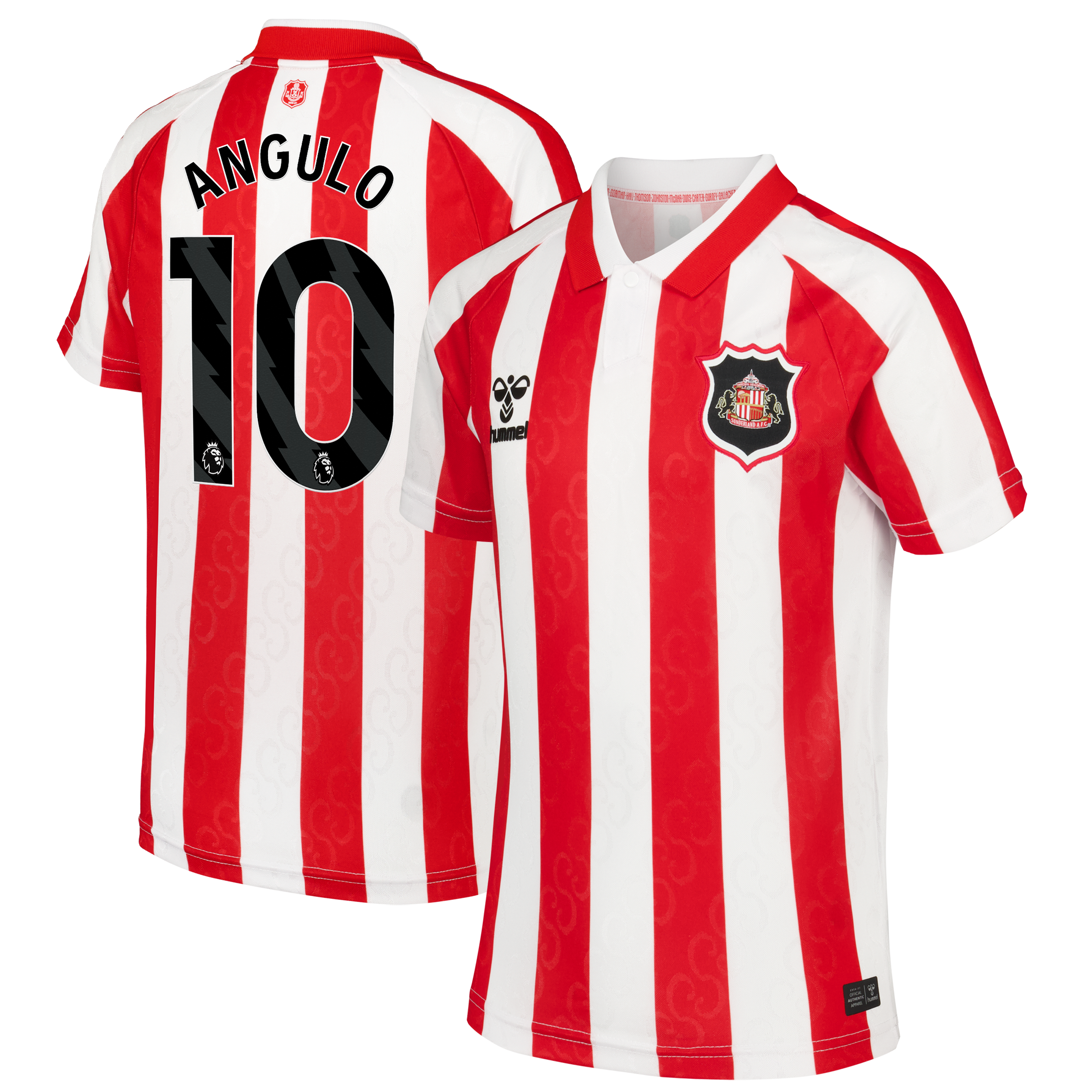 Sunderland Hummel Home Shirt 2026-27 - Kids with Angulo 10 printing, , rebel_hi-res