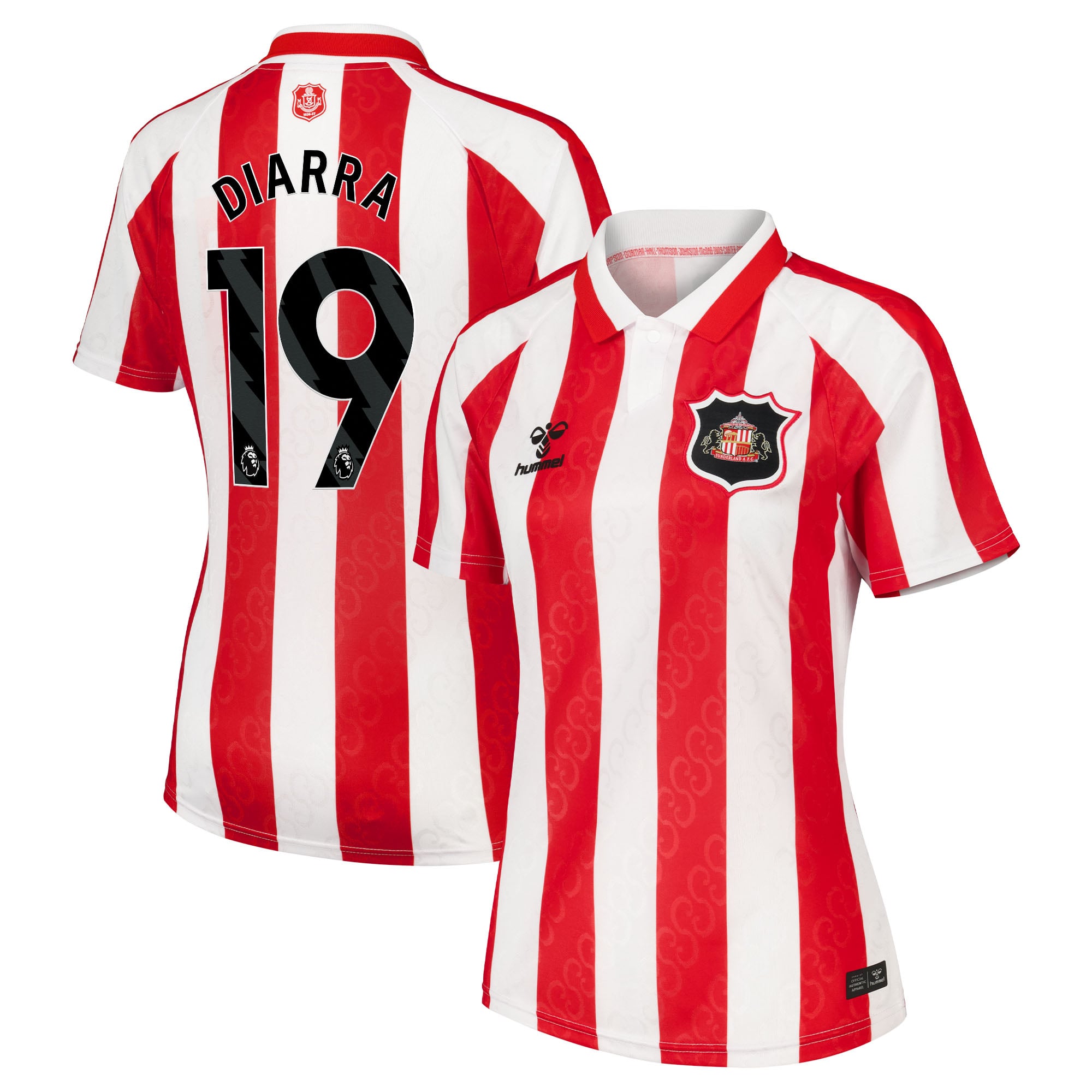 Sunderland Hummel Home Shirt 2026-27 - Womens with Diarra 19 printing, , rebel_hi-res