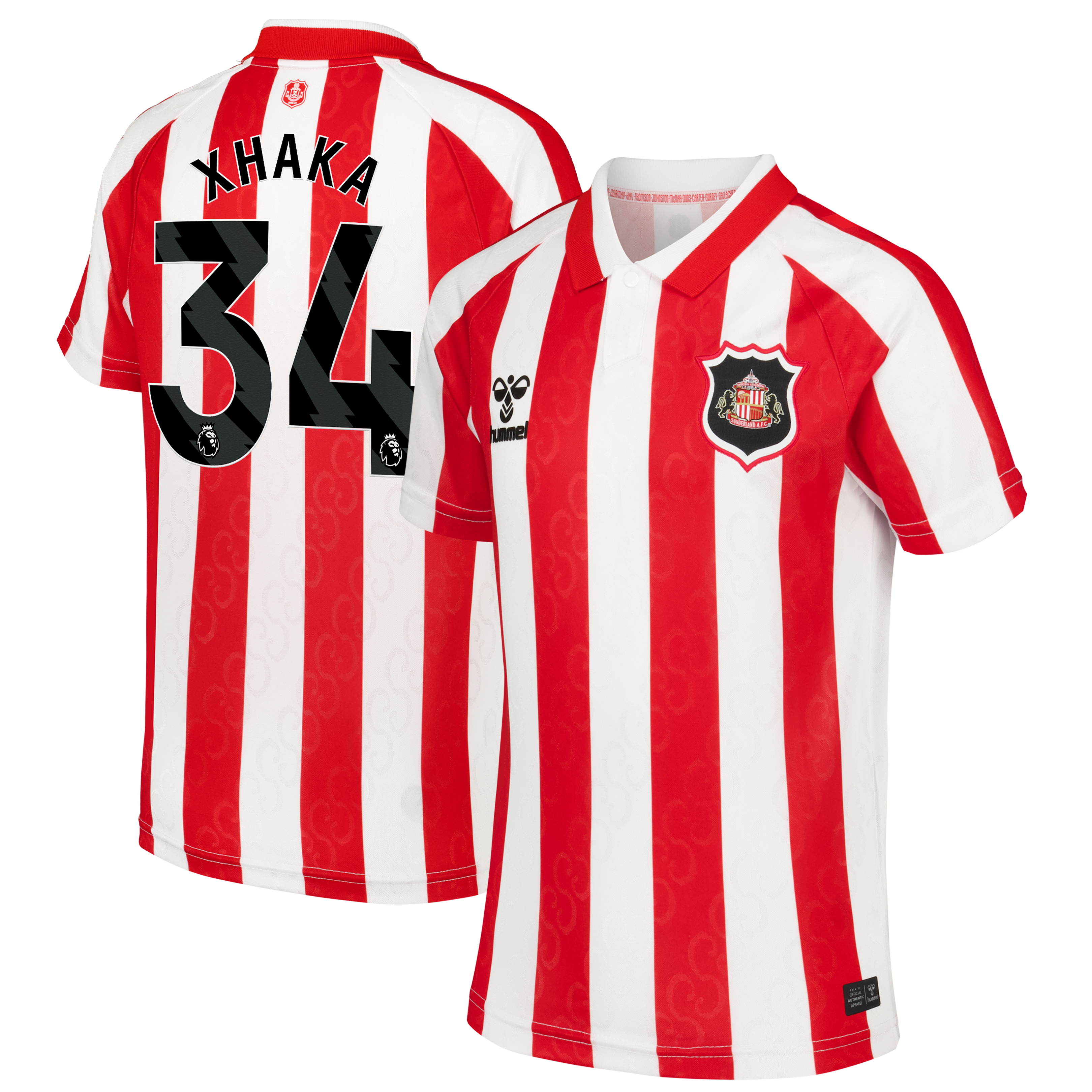 Sunderland Hummel Home Shirt 2026-27 - Kids with Xhaka 34 printing, , rebel_hi-res