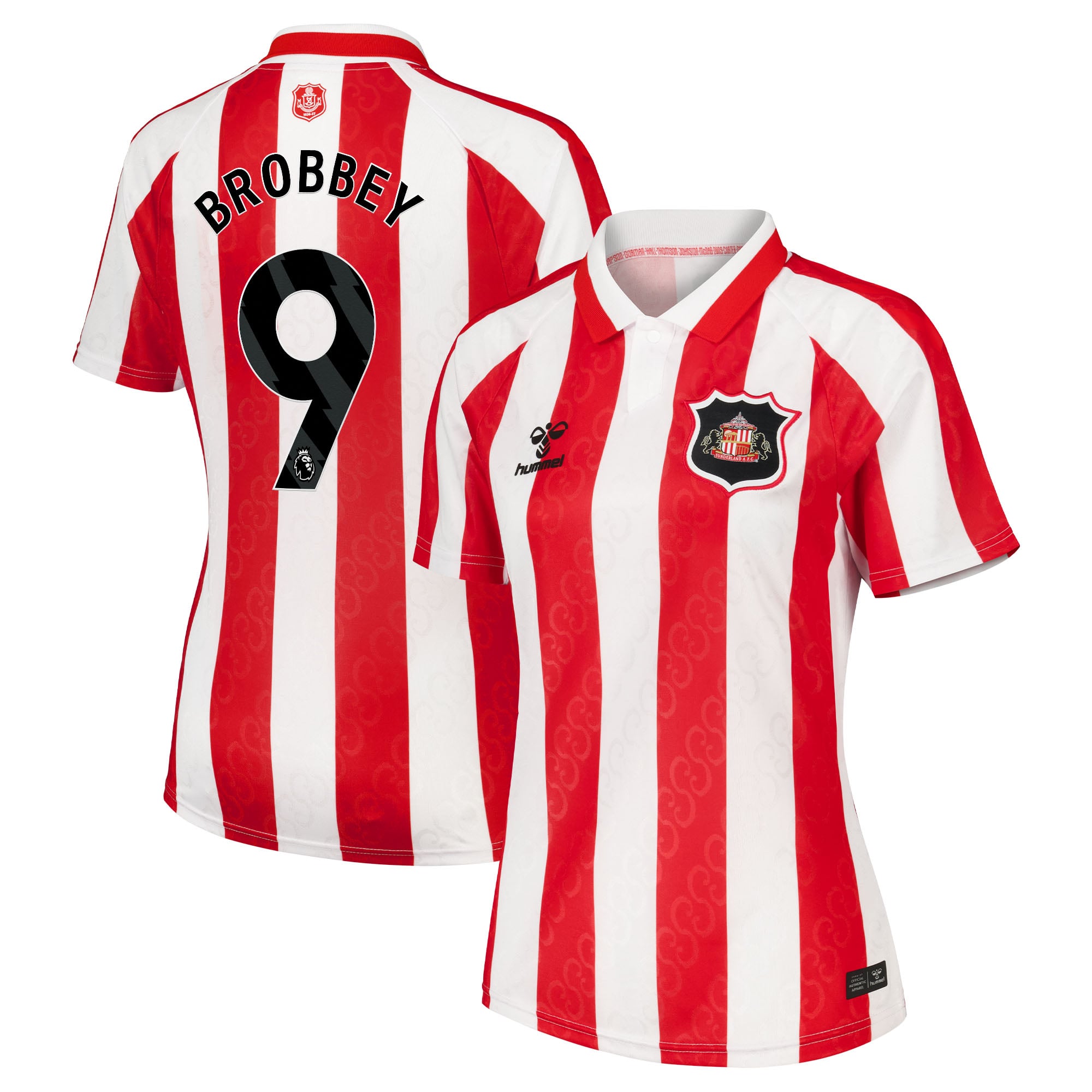 Sunderland Hummel Home Shirt 2026-27 - Womens with Brobbey 9 printing, , rebel_hi-res