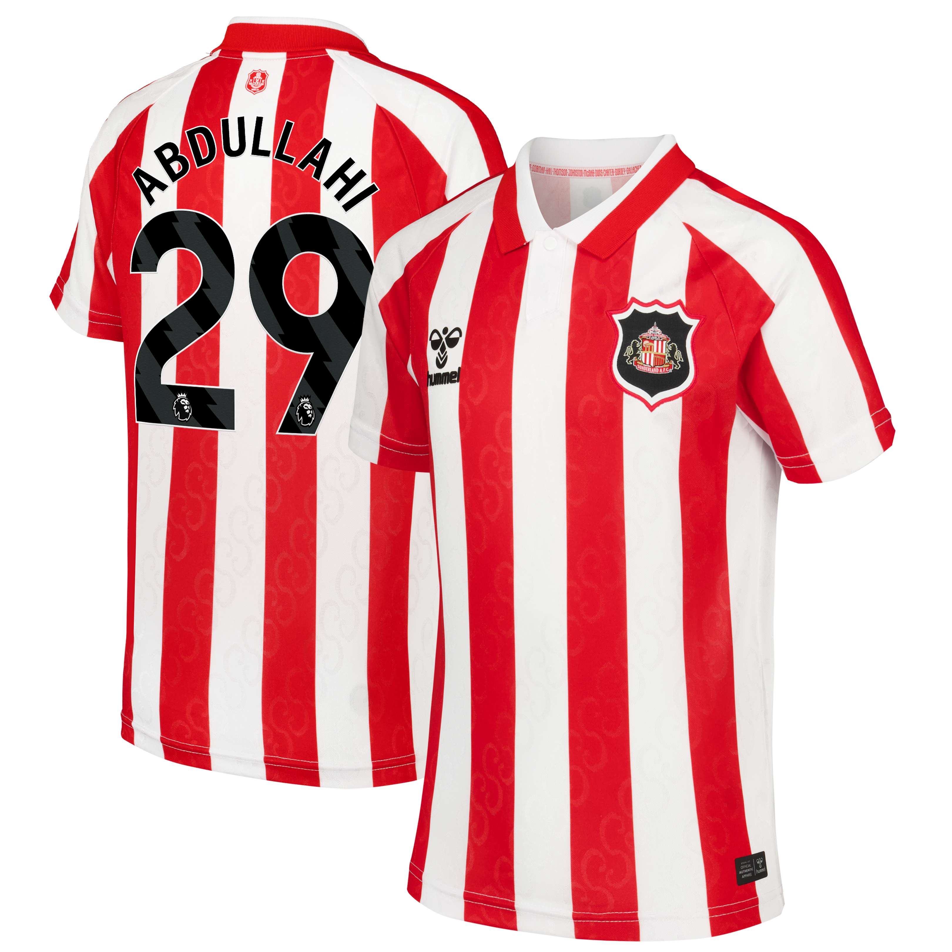 Sunderland Hummel Home Shirt 2026-27 - Kids with Abdullahi 29 printing, , rebel_hi-res