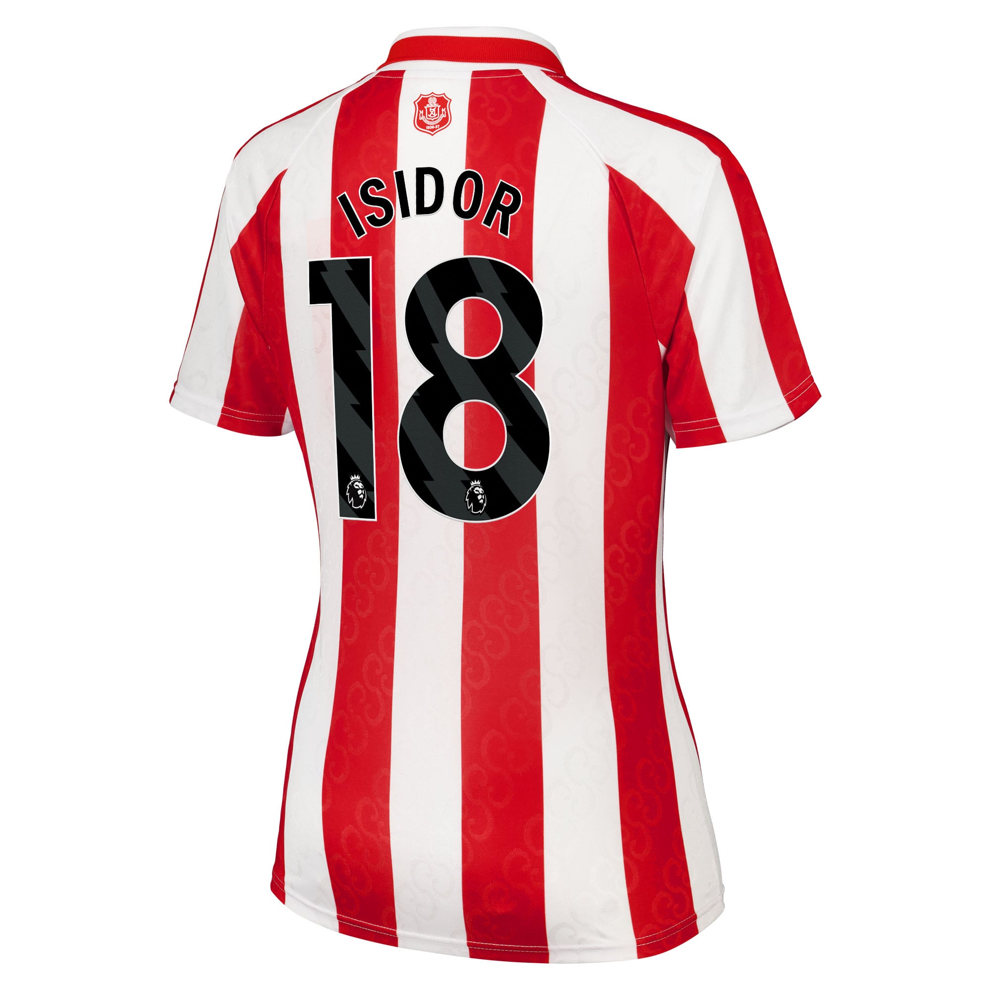 Sunderland Hummel Home Shirt 2026-27 - Womens with Isidor 18 printing, , rebel_hi-res