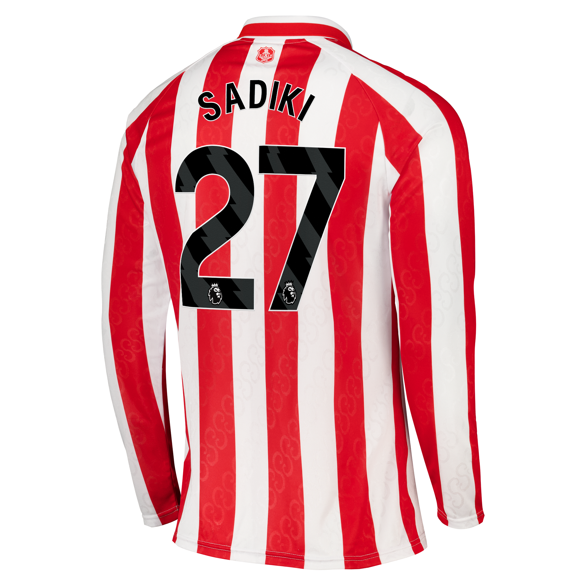 Sunderland Hummel Home Shirt 2026-27 - Long Sleeve - Kids with Sadiki 27 printing, , rebel_hi-res