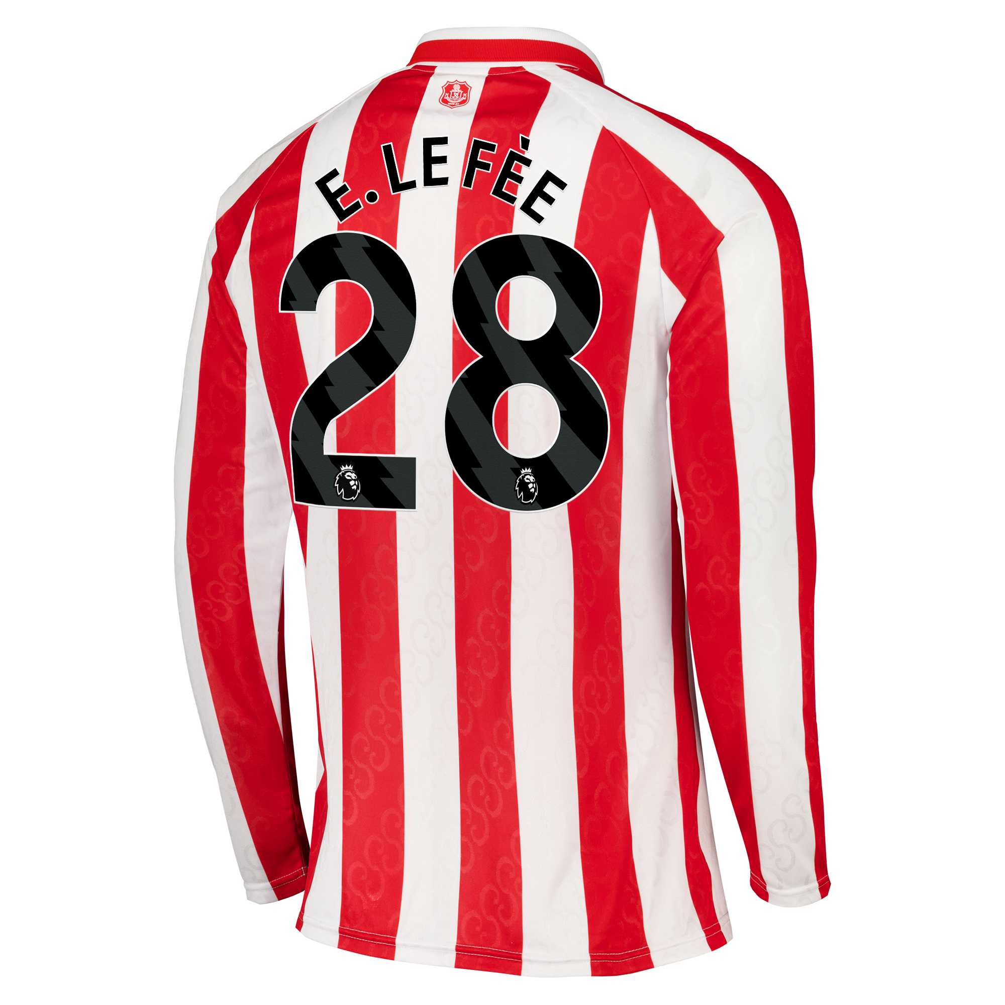 Sunderland Hummel Home Shirt 2026-27 - Long Sleeve - Kids with E. Le F&eacute;e 28 printing, , rebel_hi-res