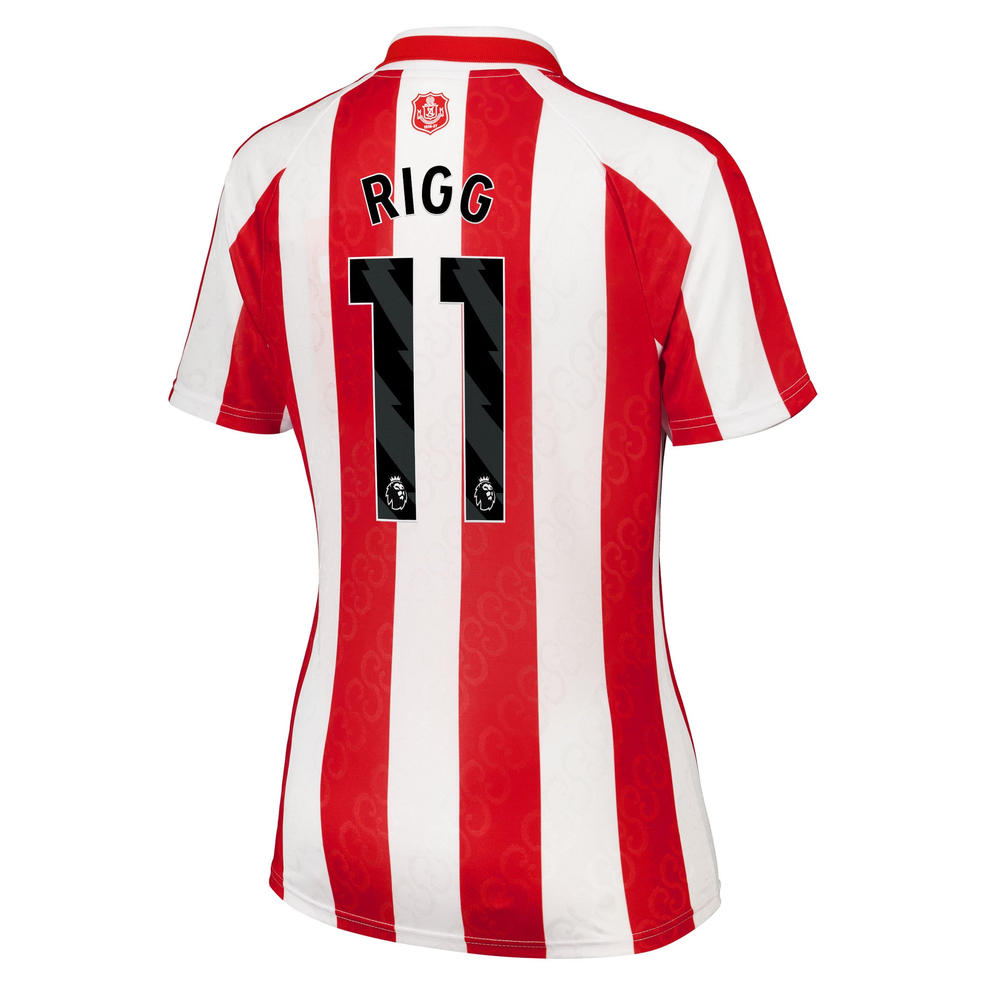 Sunderland Hummel Home Shirt 2026-27 - Womens with Rigg 11 printing, , rebel_hi-res