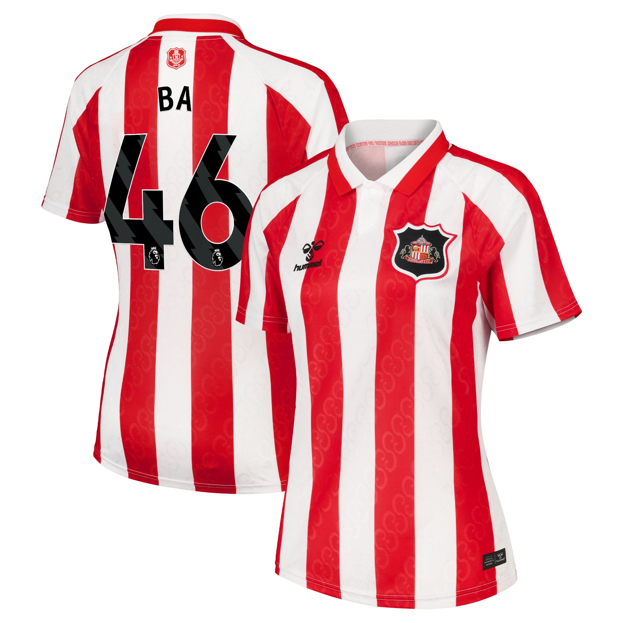 Sunderland Hummel Home Shirt 2026-27 - Womens with Ba 46 printing, , rebel_hi-res