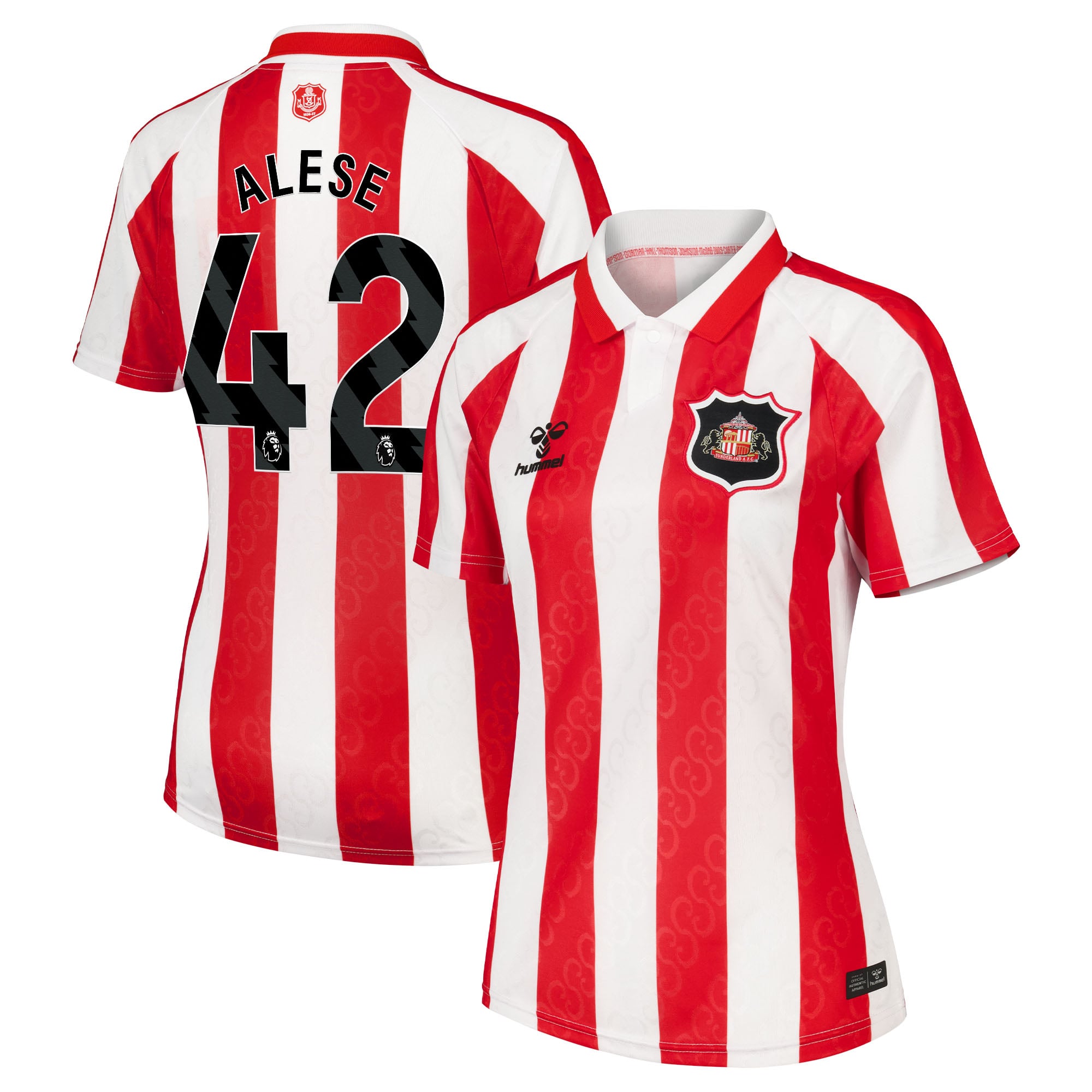 Sunderland Hummel Home Shirt 2026-27 - Womens with Alese 42 printing, , rebel_hi-res