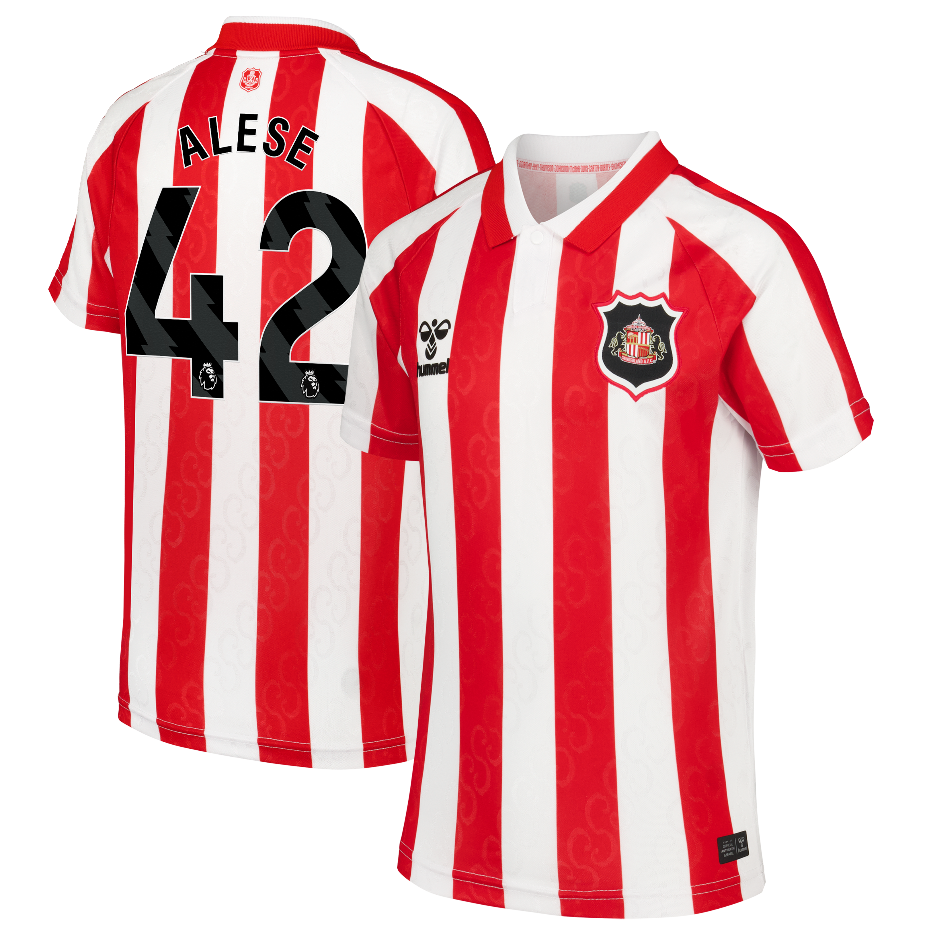 Sunderland Hummel Home Shirt 2026-27 - Kids with Alese 42 printing, , rebel_hi-res