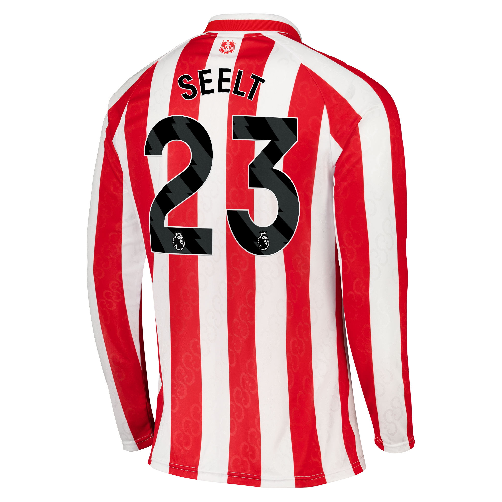 Sunderland Hummel Home Shirt 2026-27 - Long Sleeve - Kids with Seelt 23 printing, , rebel_hi-res