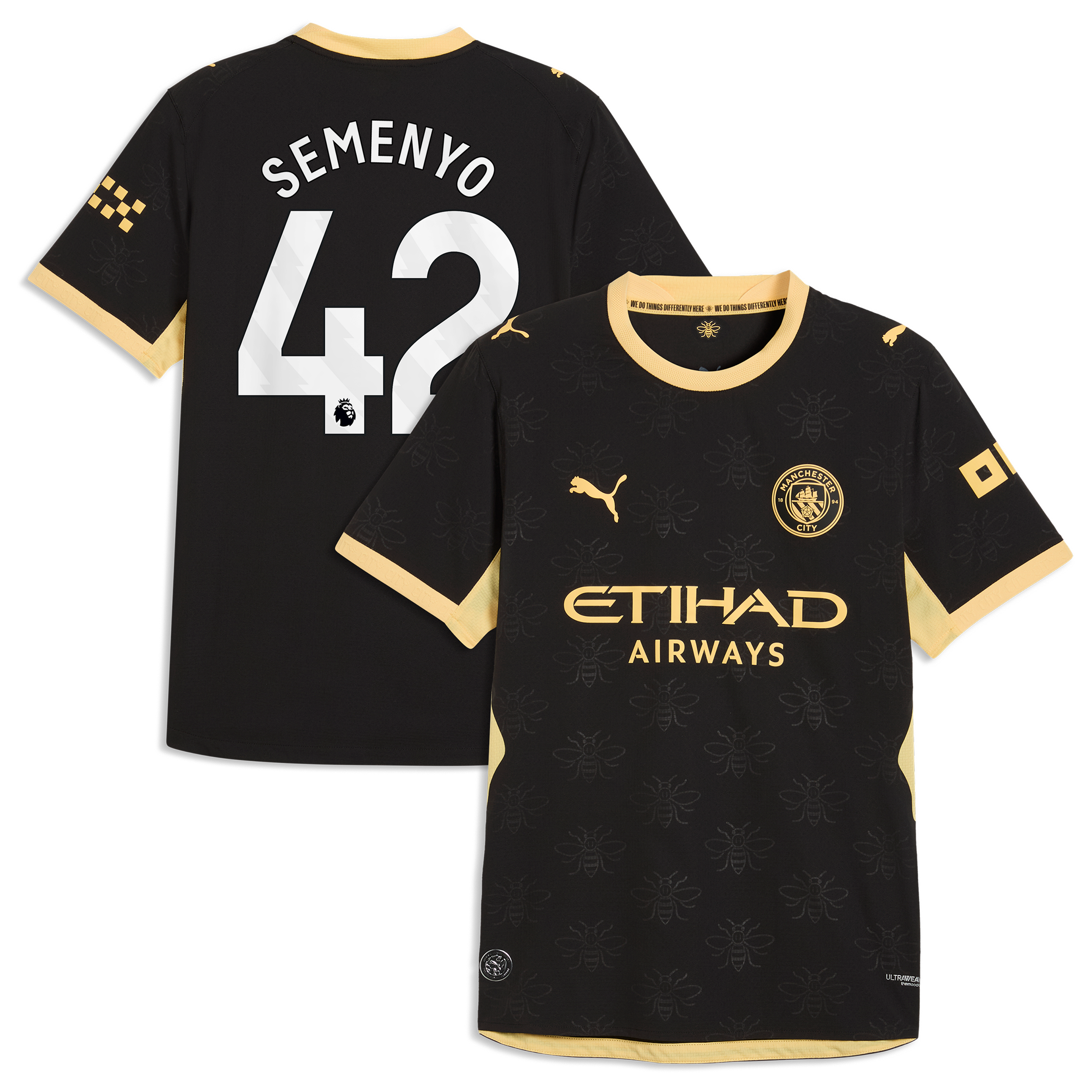Manchester City Puma Authentic Away Shirt 2026-27 with Semenyo 42 printing, , rebel_hi-res