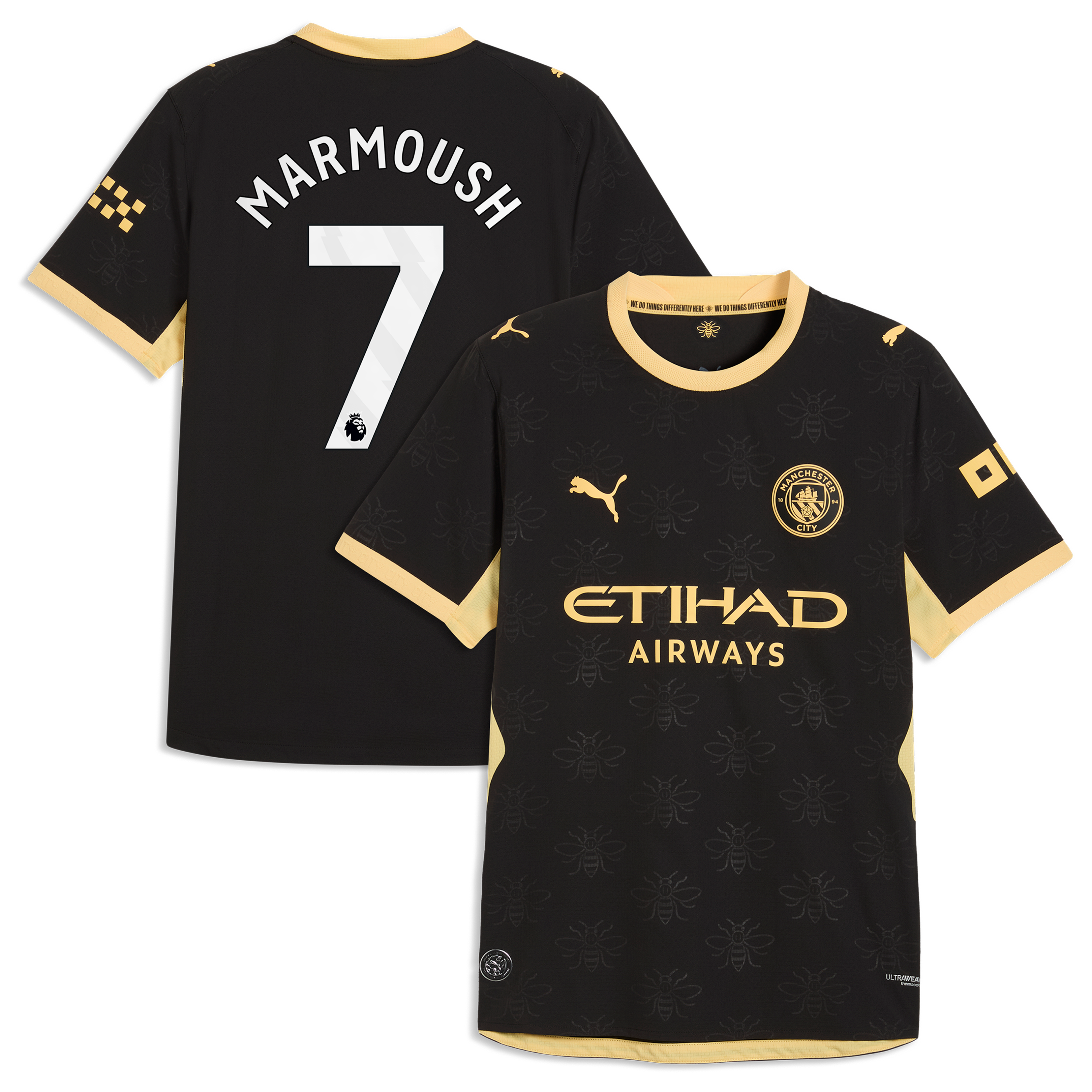 Manchester City Puma Authentic Away Shirt 2026-27 with Marmoush 7 printing, , rebel_hi-res