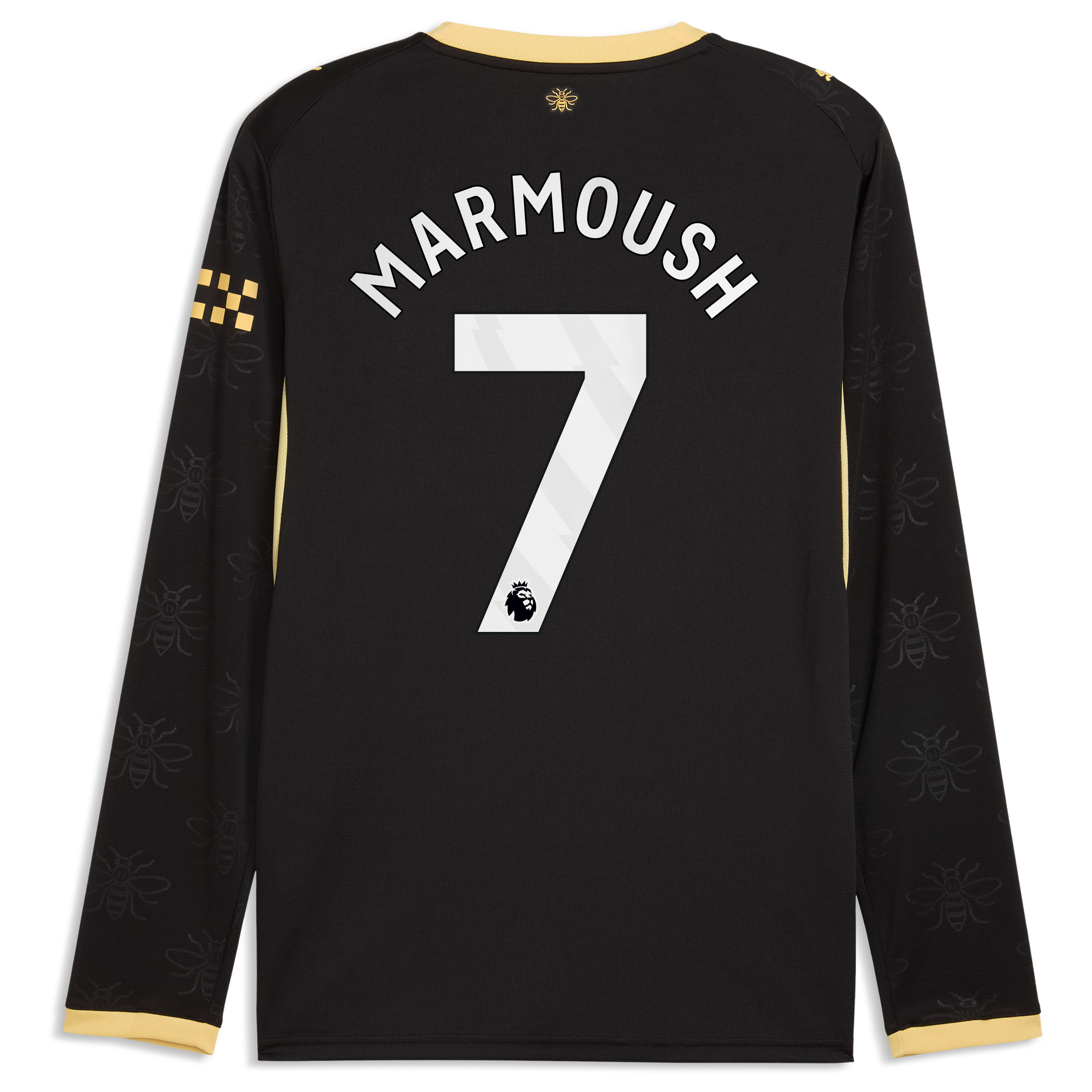 Manchester City Puma Away Shirt 2026-27 - Long Sleeve with Marmoush 7 printing, , rebel_hi-res