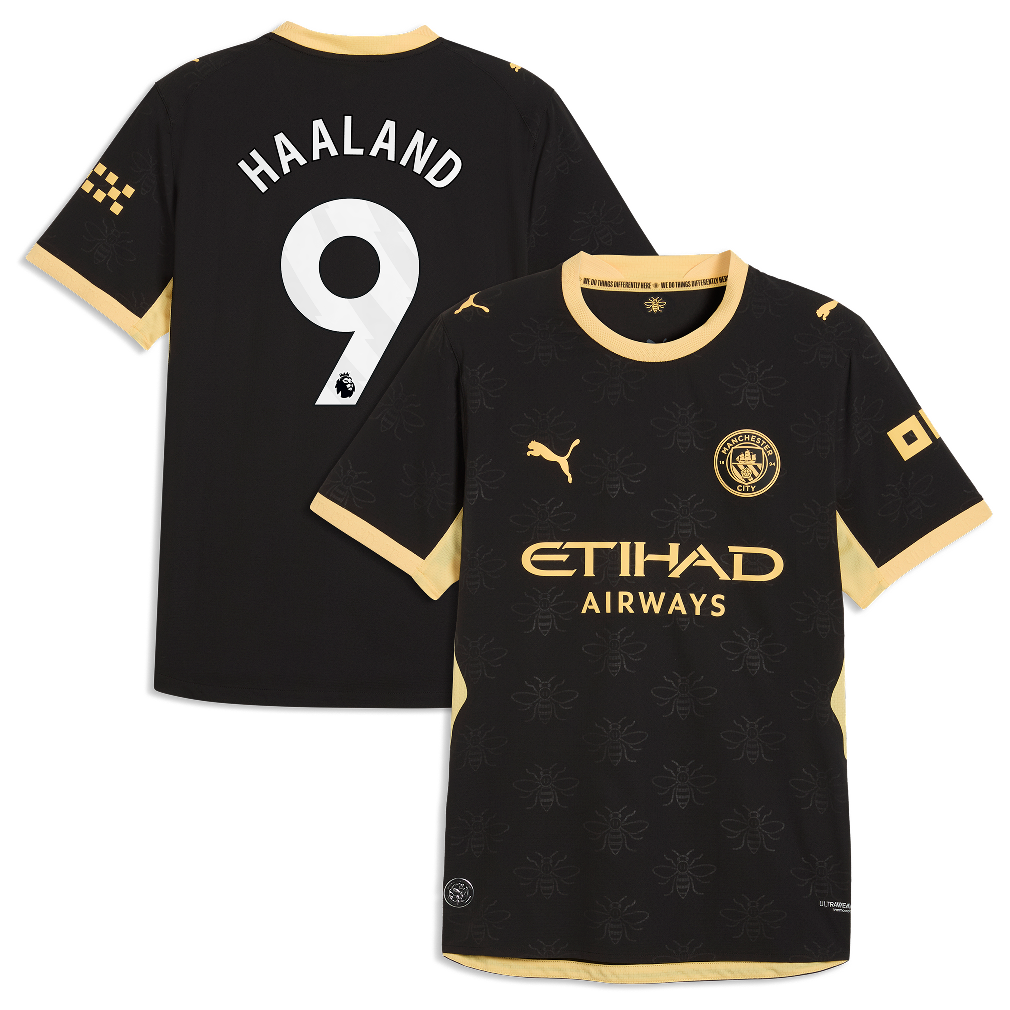 Manchester City Puma Authentic Away Shirt 2026-27 with Haaland 9 printing, , rebel_hi-res