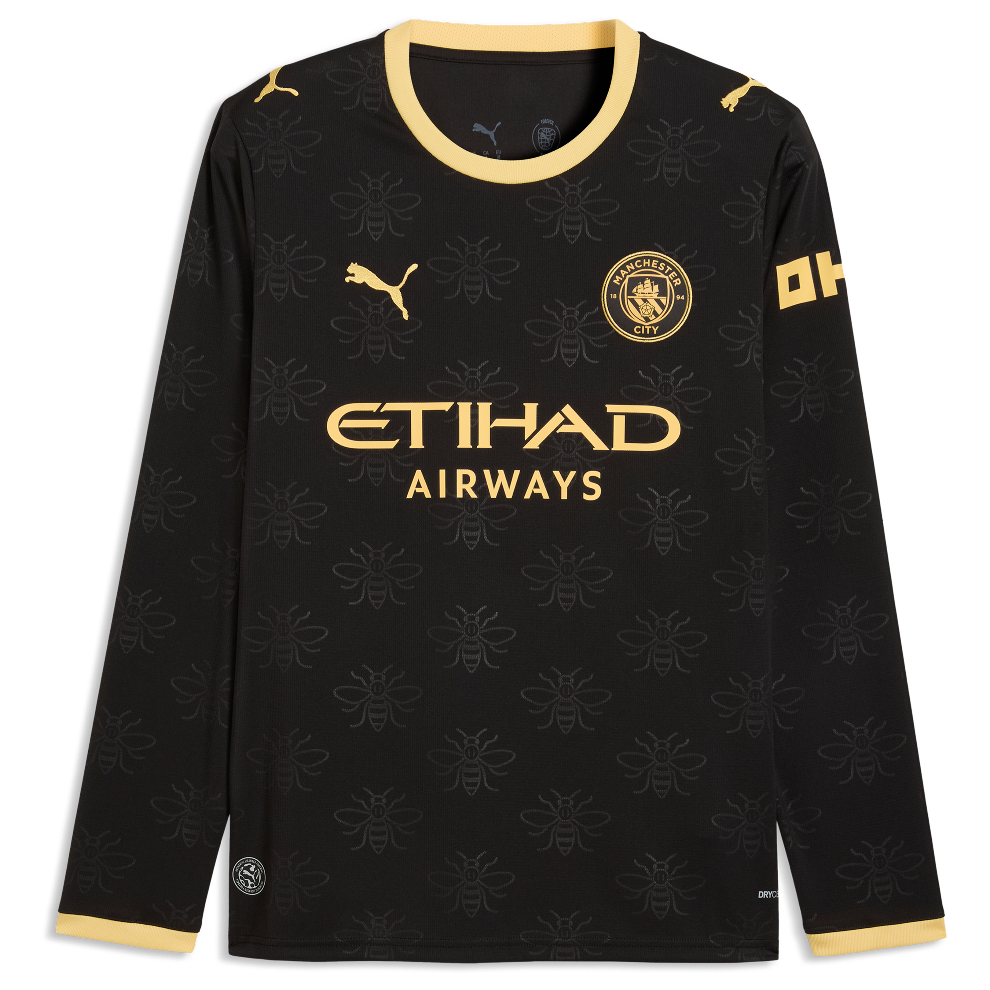 Manchester City Puma Away Shirt 2026-27 - Long Sleeve with Haaland 9 printing, , rebel_hi-res
