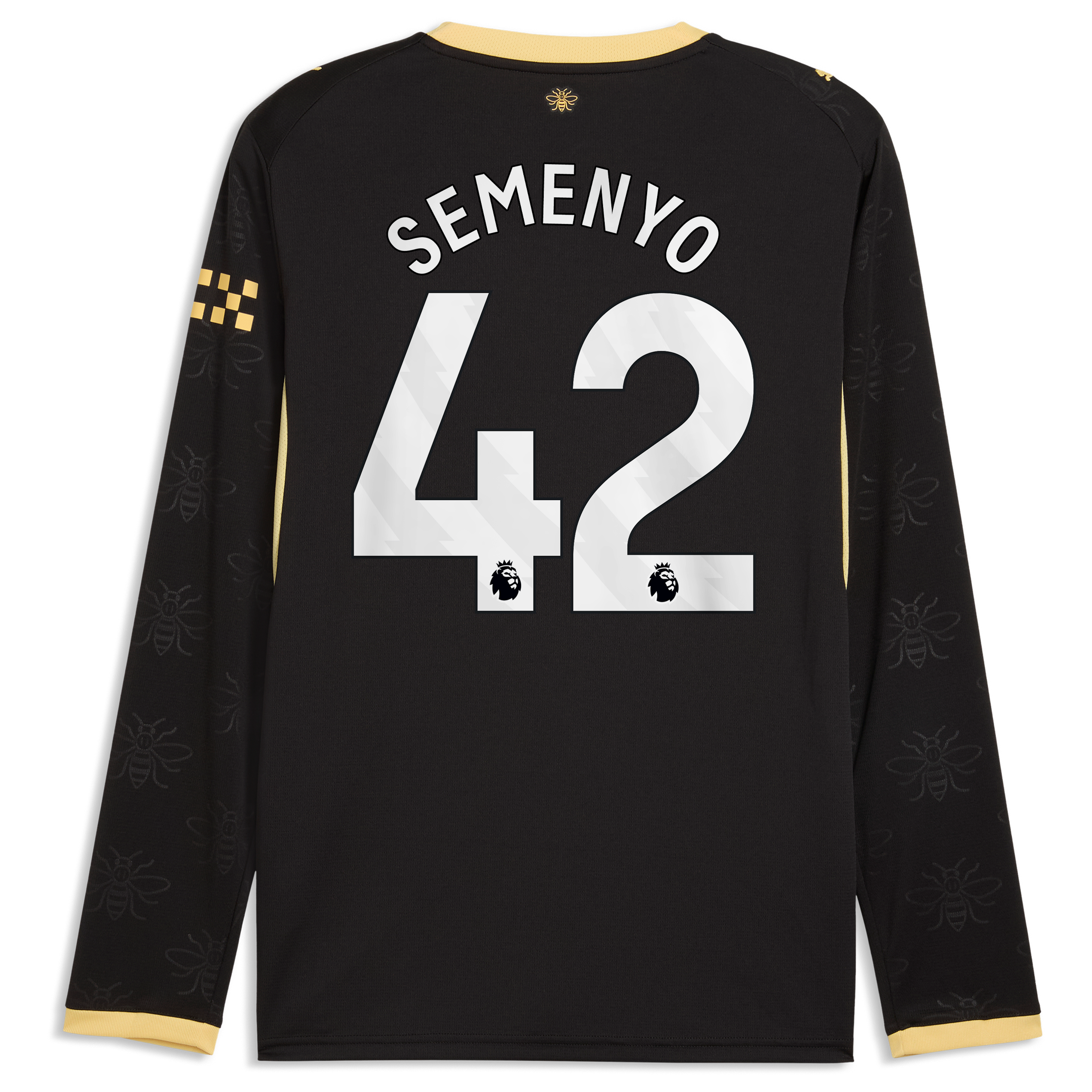 Manchester City Puma Away Shirt 2026-27 - Long Sleeve with Semenyo 42 printing, , rebel_hi-res