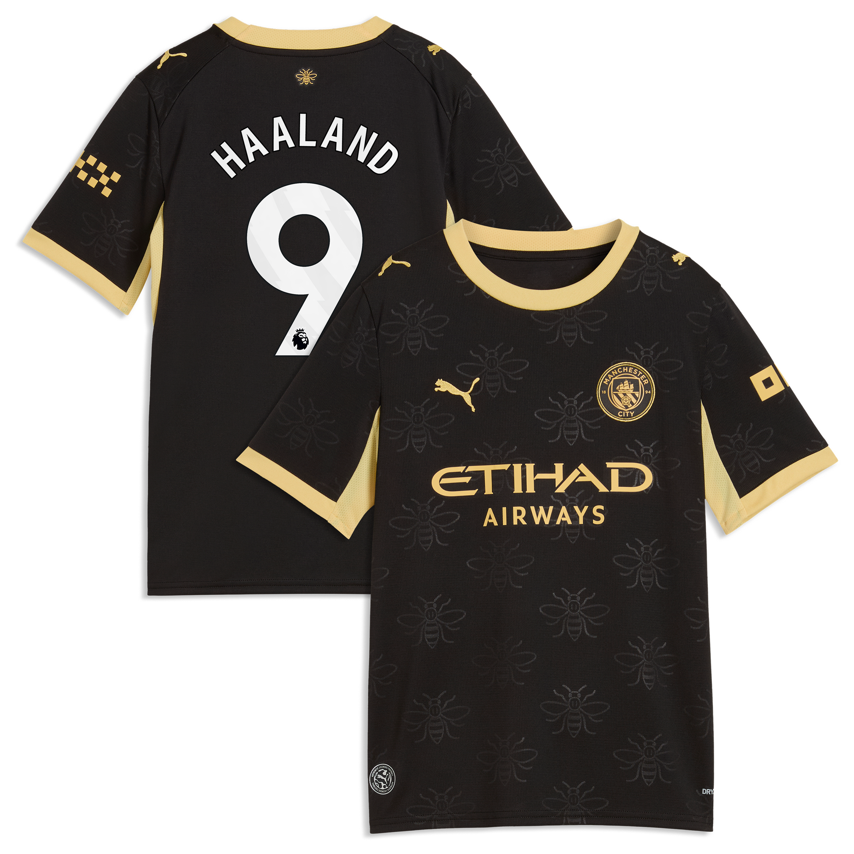 Manchester City Puma Away Shirt 2026-27 - Kids with Haaland 9 printing, , rebel_hi-res
