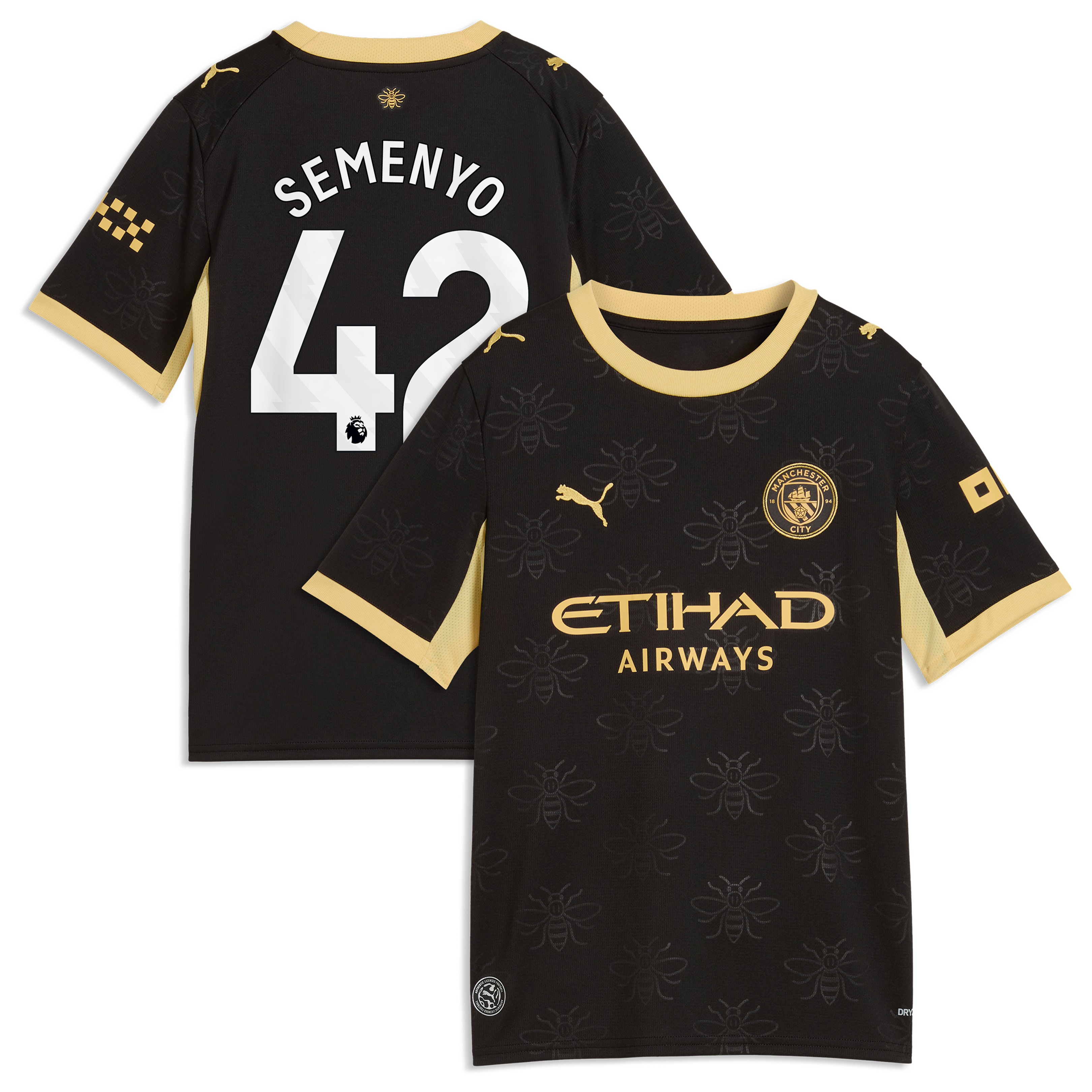 Manchester City Puma Away Shirt 2026-27 - Kids with Semenyo 42 printing, , rebel_hi-res