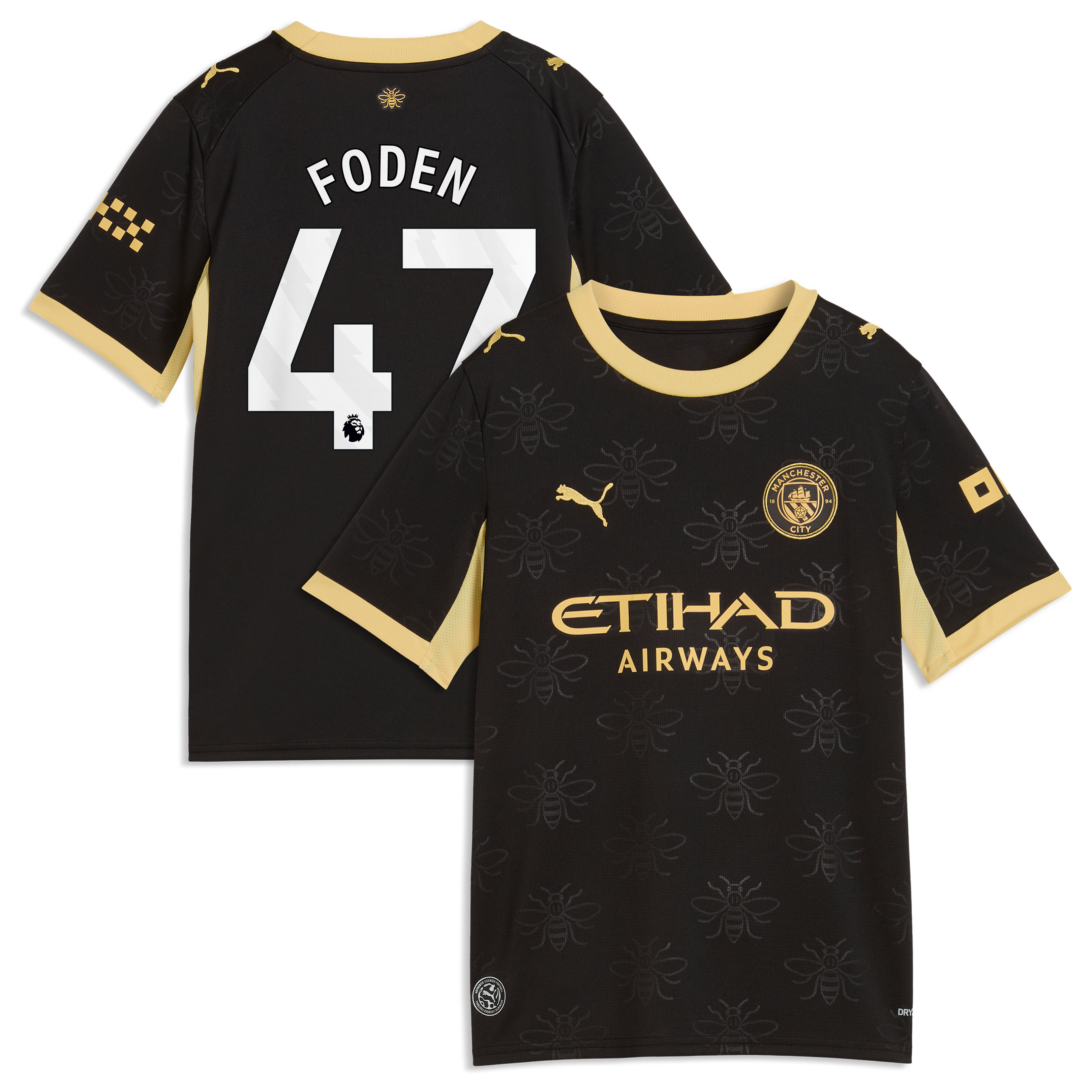 Manchester City Puma Away Shirt 2026-27 - Kids with Foden 47 printing, , rebel_hi-res