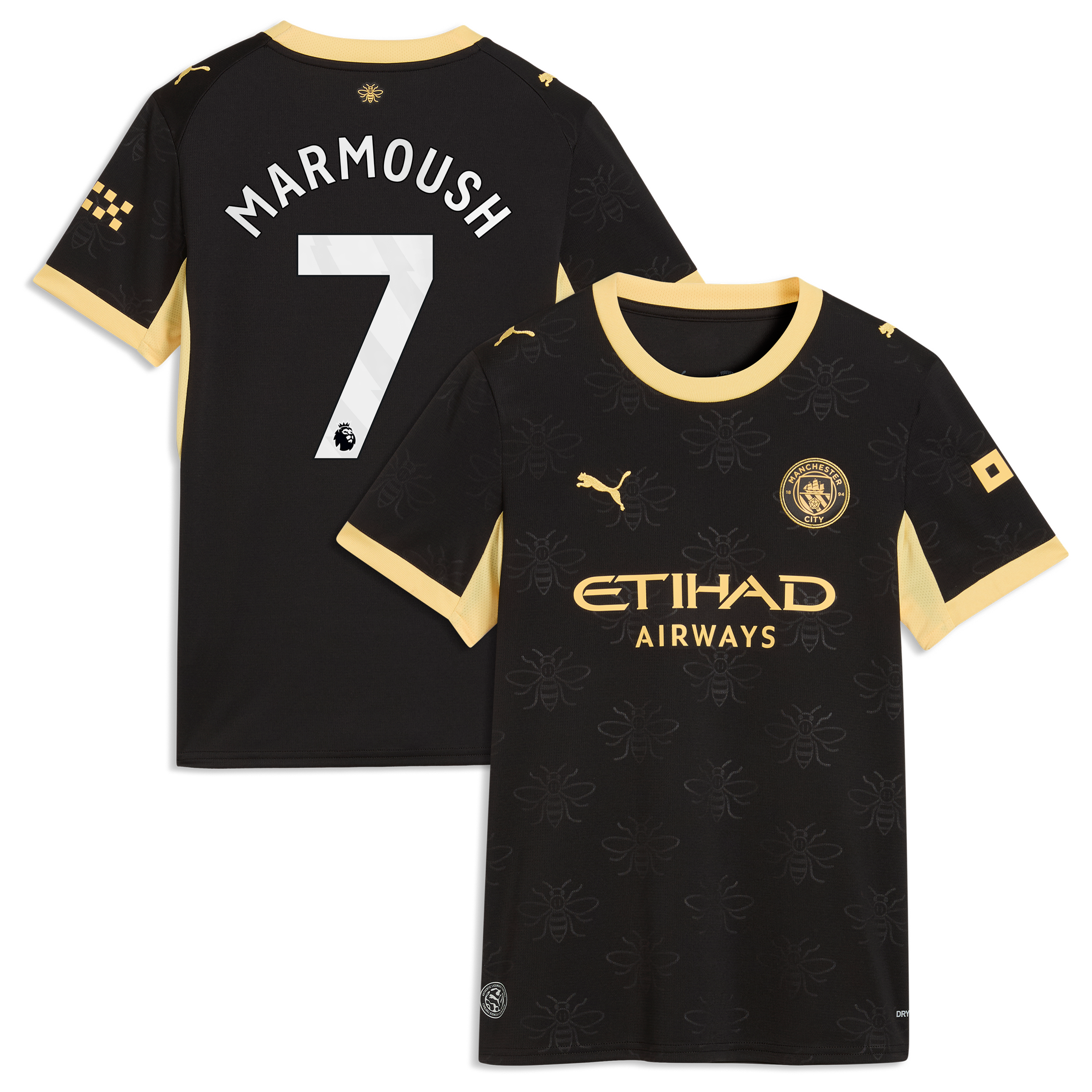 Manchester City Puma Away Shirt 2026-27 - Womens with Marmoush 7 printing, , rebel_hi-res