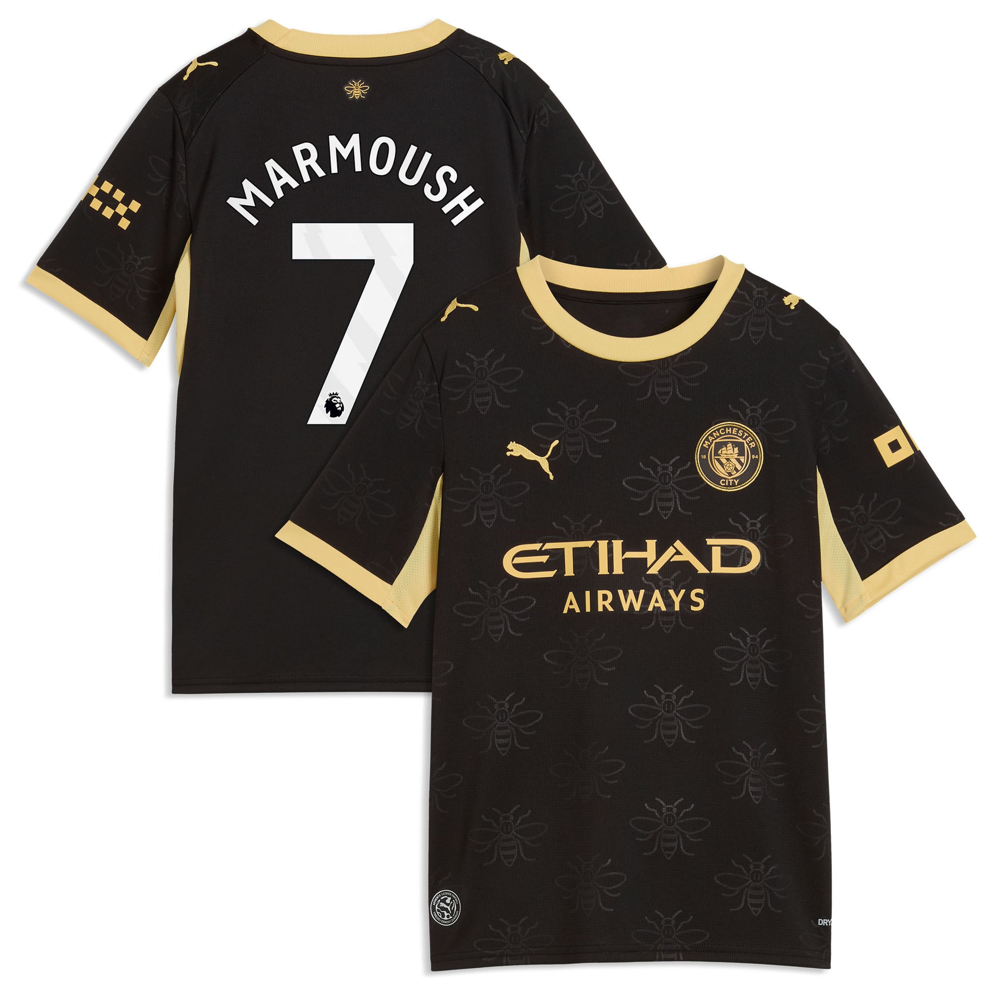 Manchester City Puma Away Shirt 2026-27 - Kids with Marmoush 7 printing, , rebel_hi-res
