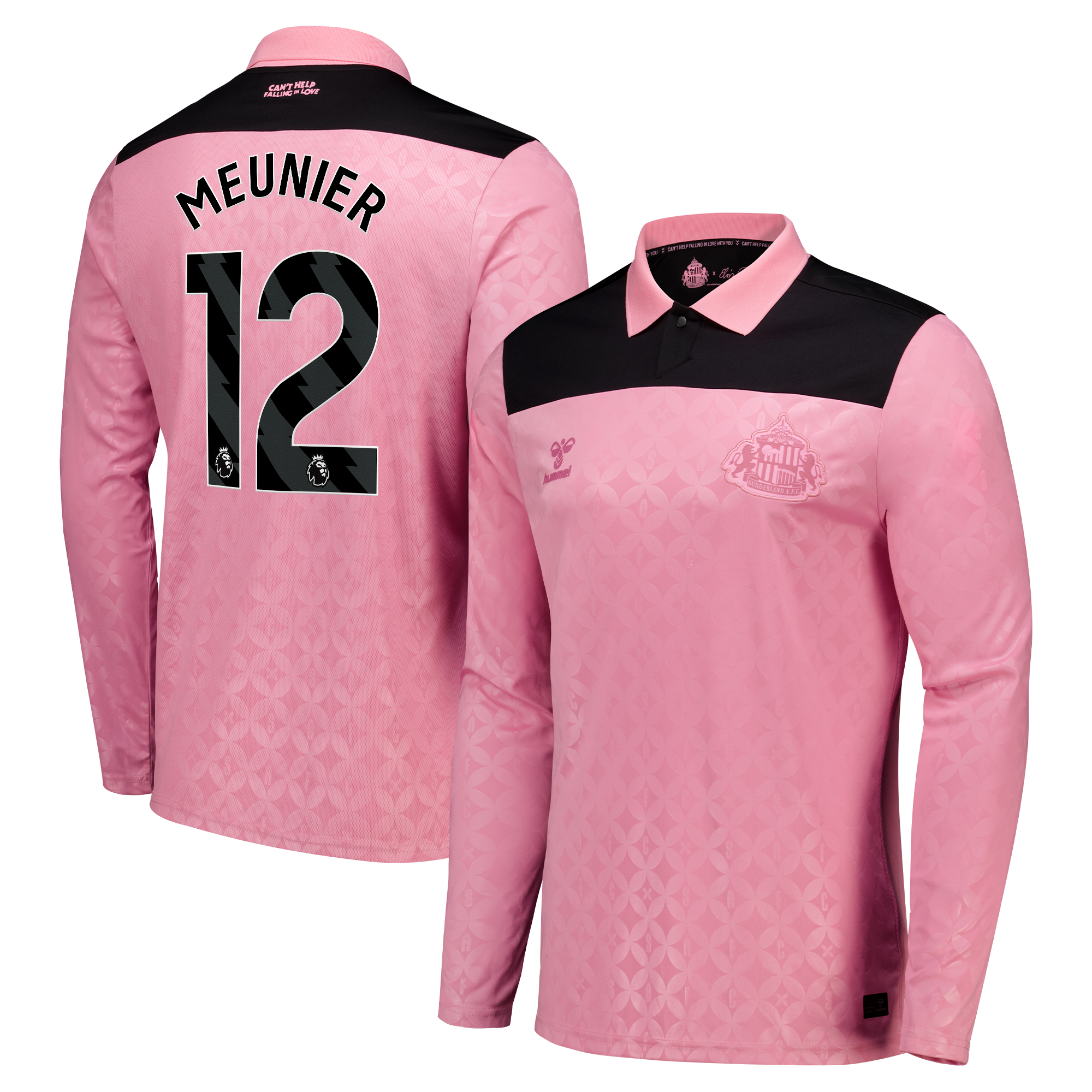 Sunderland x Elvis Hummel Away Shirt 2026-27 - Long Sleeve with Meunier 12 printing, , rebel_hi-res