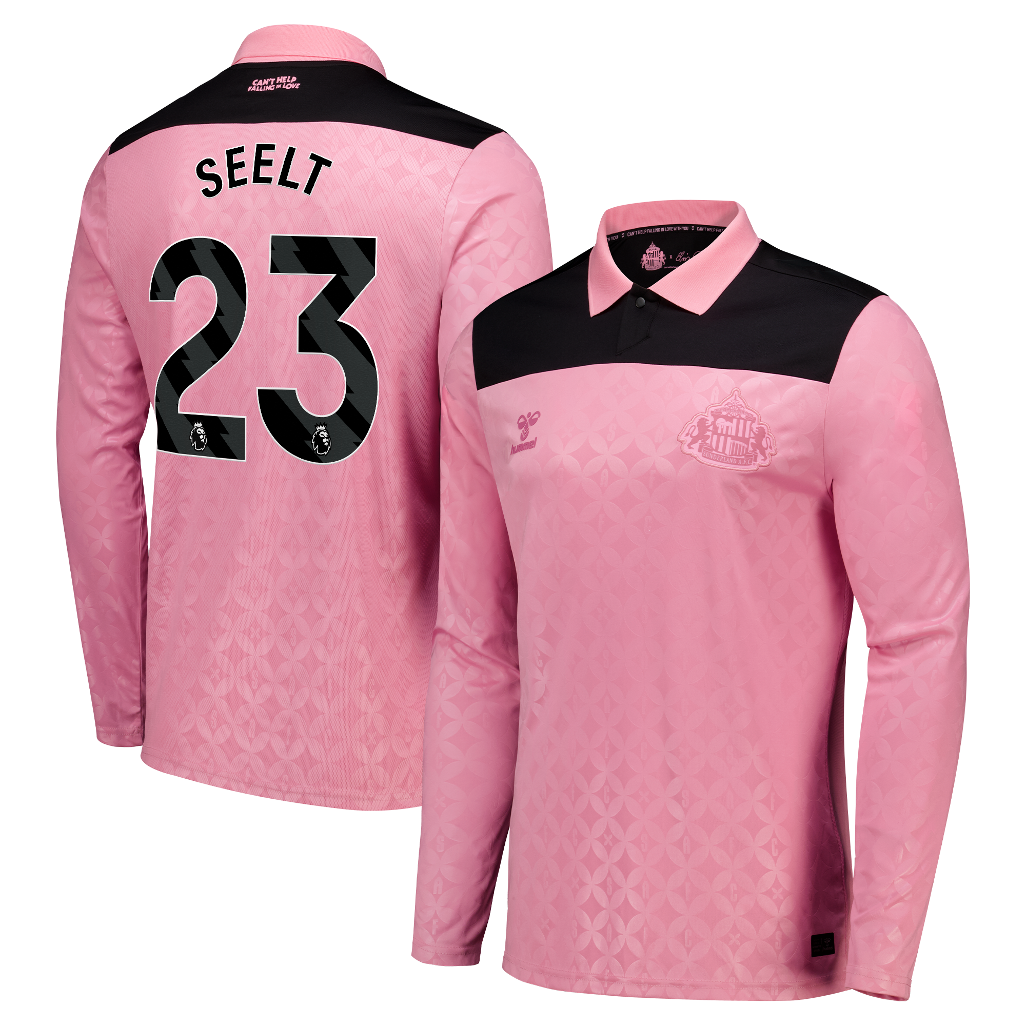 Sunderland x Elvis Hummel Away Shirt 2026-27 - Long Sleeve with Seelt 23 printing, , rebel_hi-res