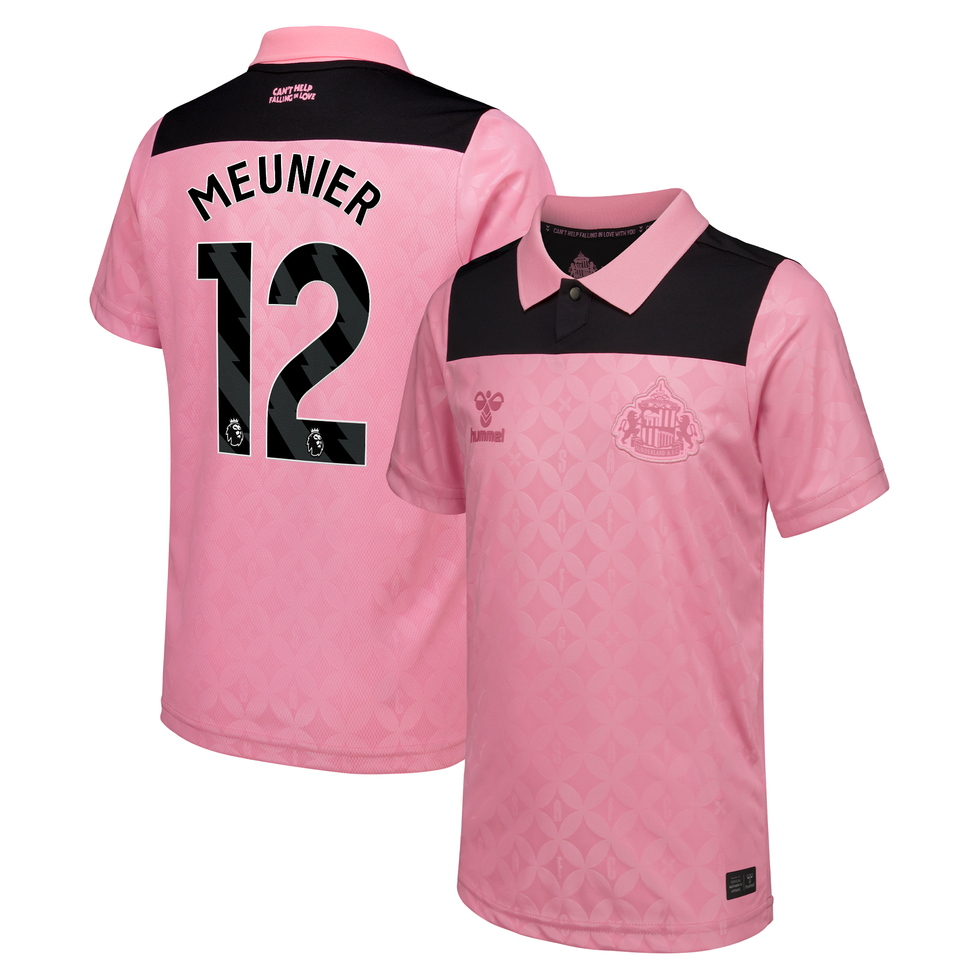 Sunderland x Elvis Hummel Away Shirt 2026-27 - Kids with Meunier 12 printing, , rebel_hi-res