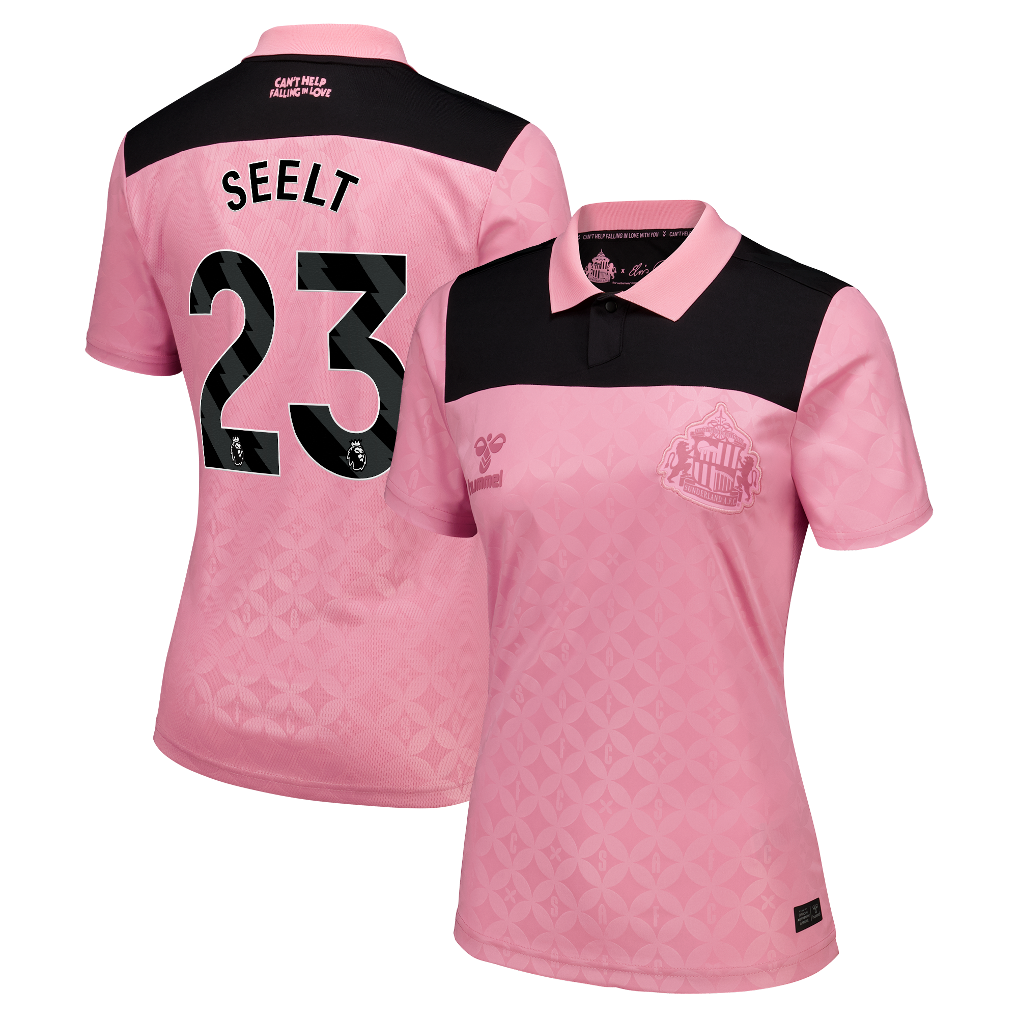 Sunderland x Elvis Hummel Away Shirt 2026-27 - Womens with Seelt 23 printing, , rebel_hi-res