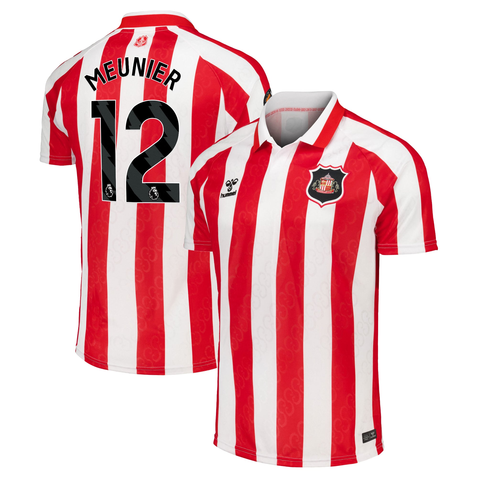 Sunderland Hummel Home Shirt 2026-27 with Meunier 12 printing, , rebel_hi-res