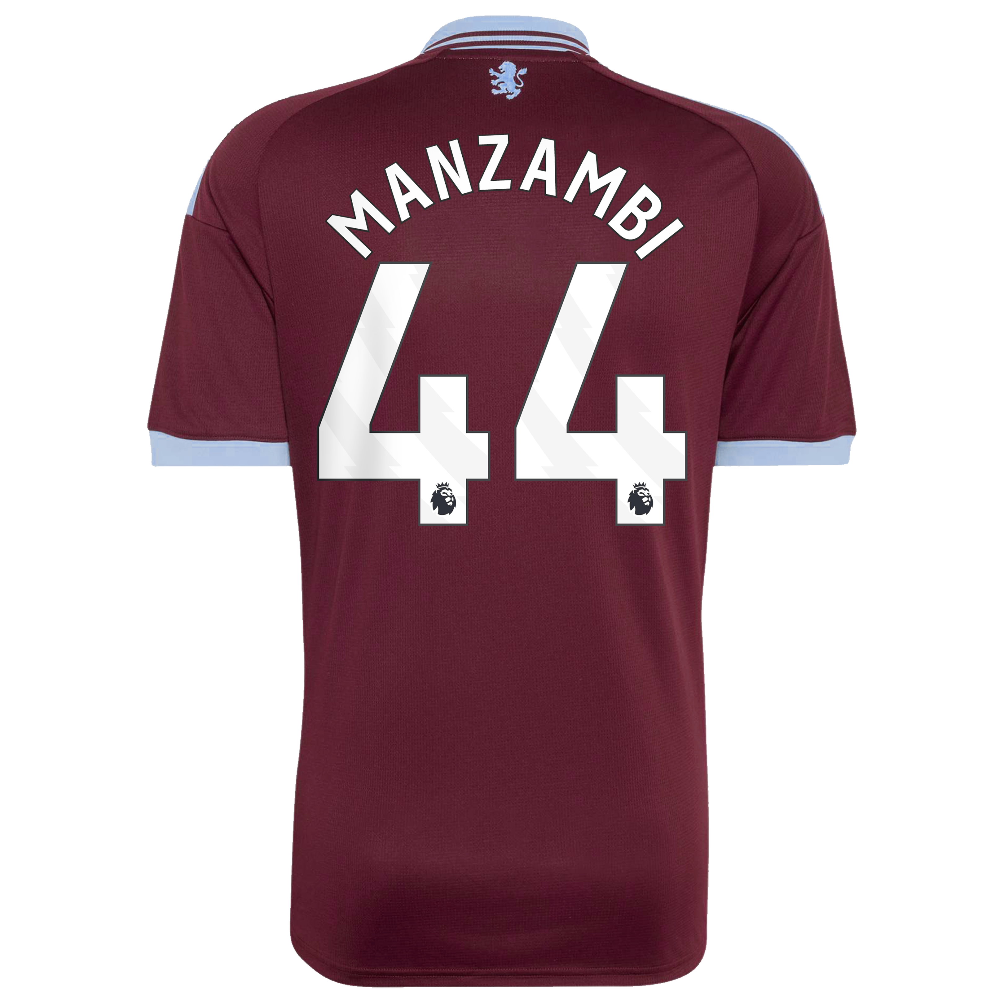 Aston Villa adidas Home Shirt 2026-27 with Manzambi 44 printing, , rebel_hi-res