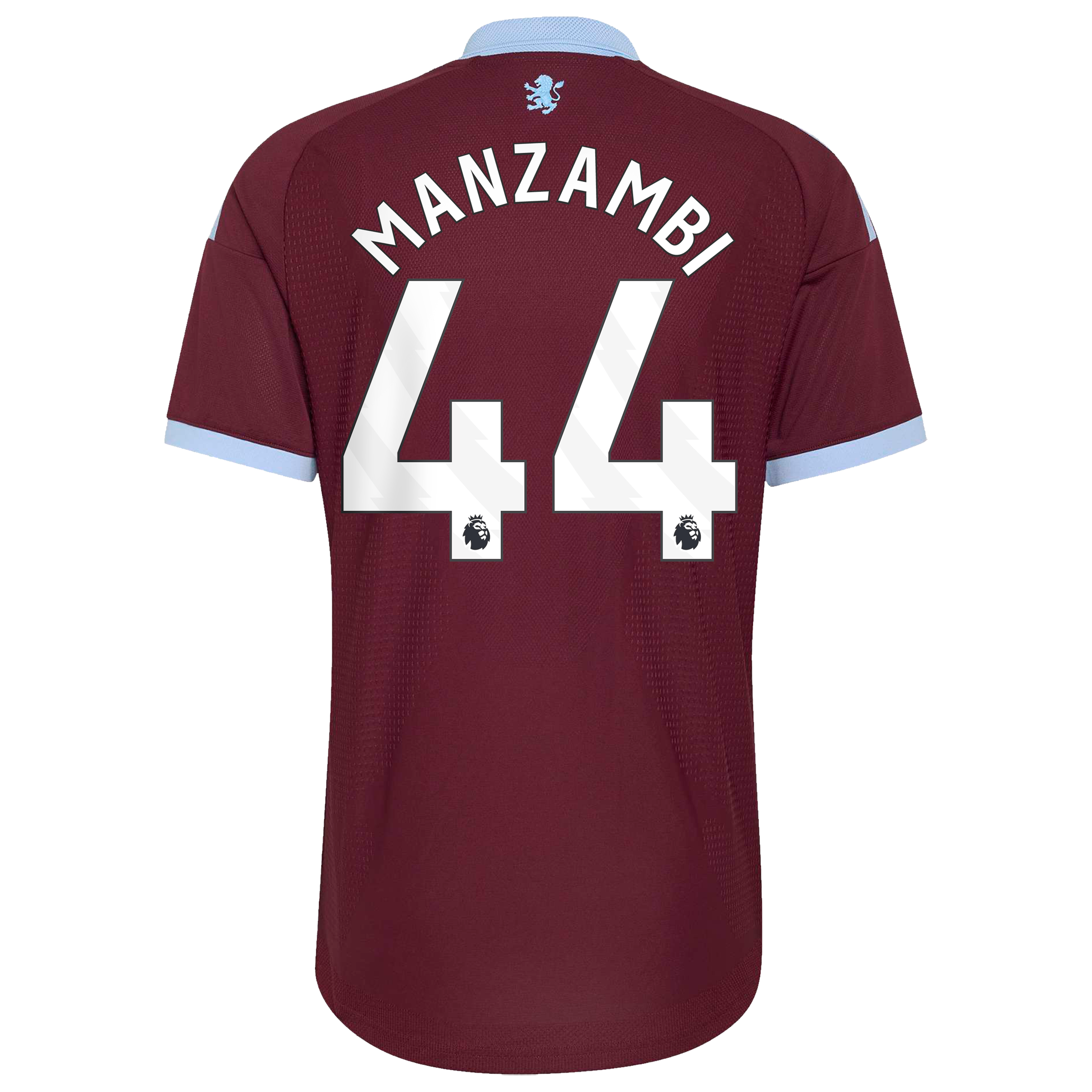 Aston Villa adidas Home Authentic Shirt 2026-27 with Manzambi 44 printing, , rebel_hi-res
