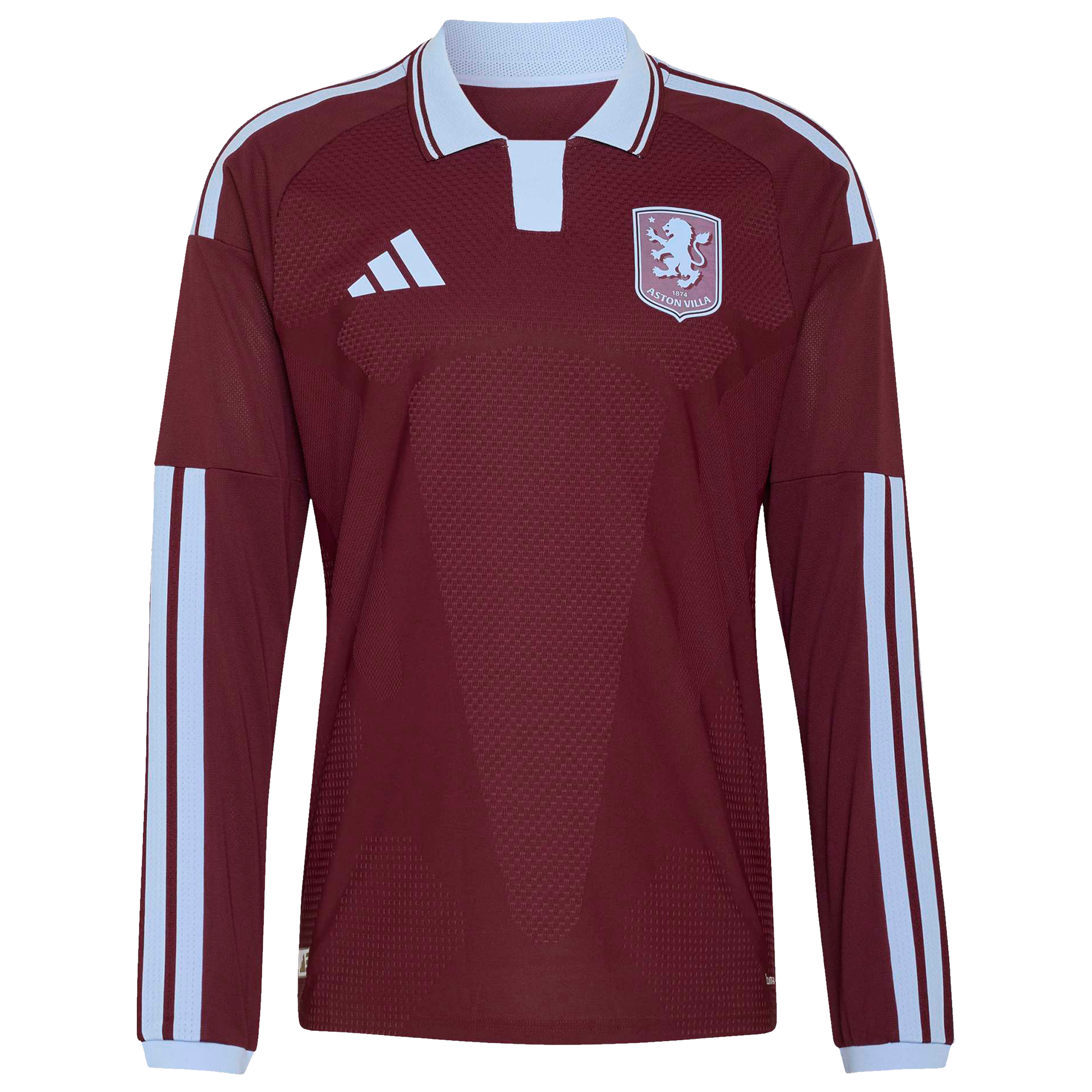 Aston Villa adidas Home Authentic Shirt 2026-27 - Long Sleeve with Manzambi 44 printing, , rebel_hi-res