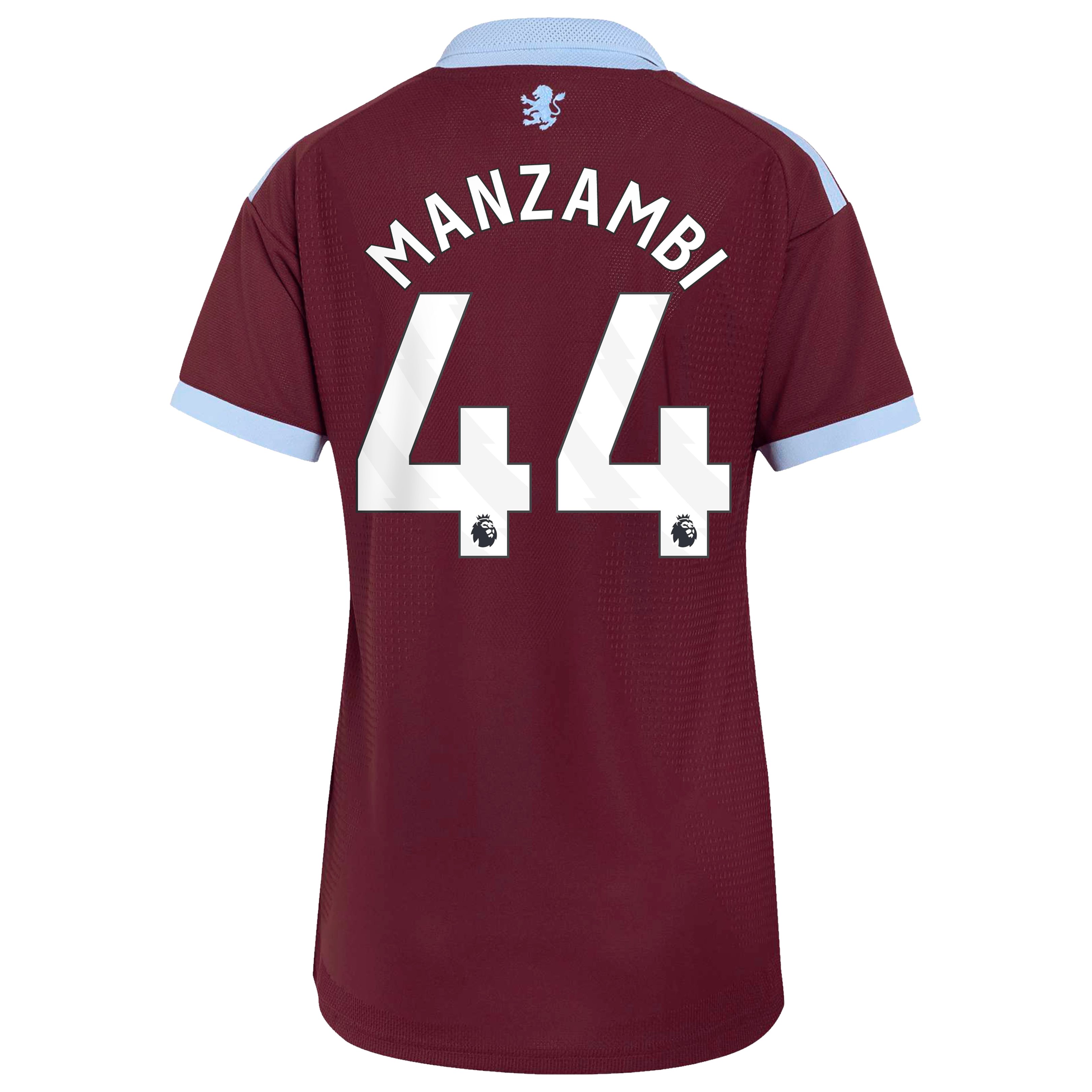 Aston Villa adidas Home Authentic Shirt 2026-27 - Womens with Manzambi 44 printing, , rebel_hi-res