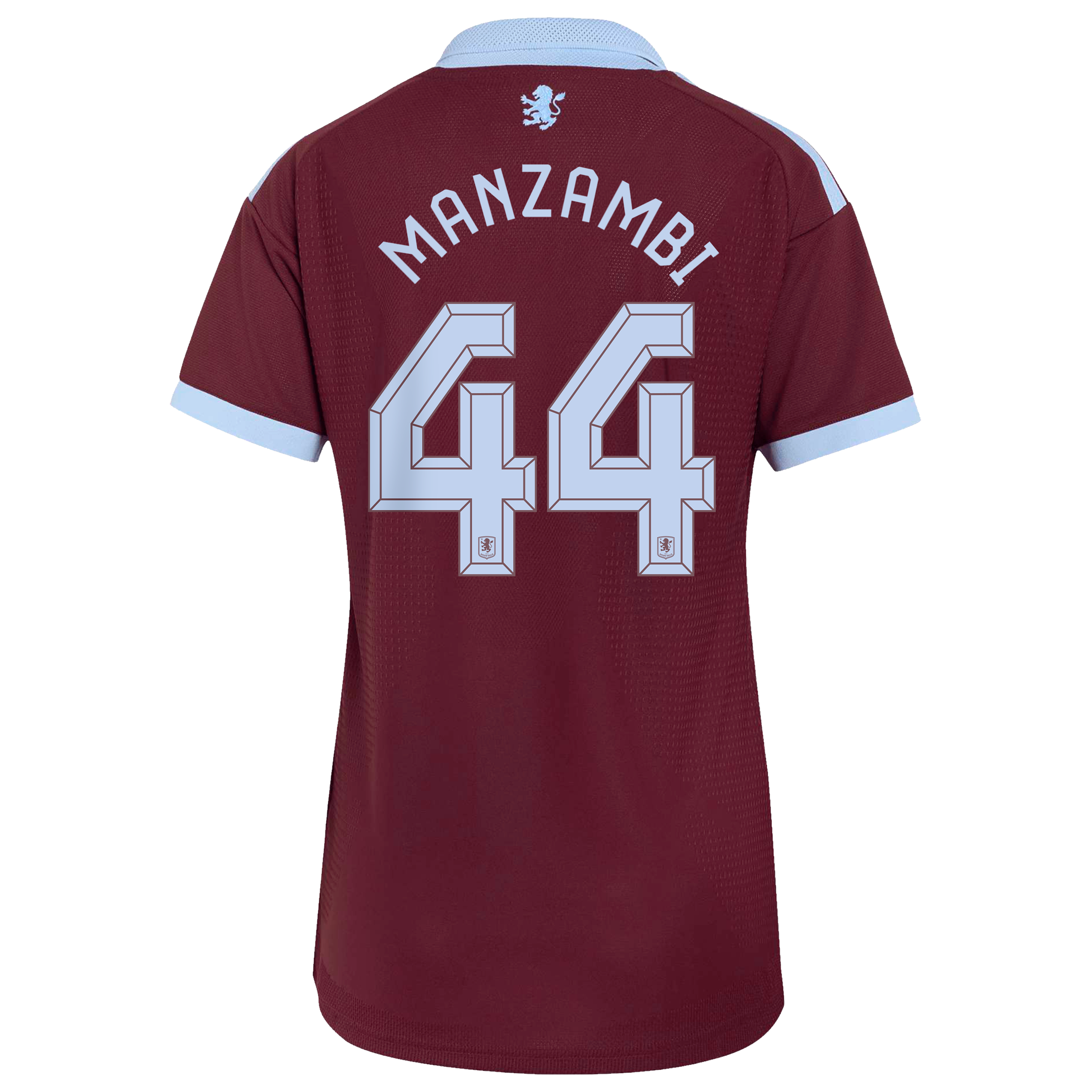 Aston Villa adidas Home Authentic Shirt 2026-27 - Womens with Manzambi 44 Cup printing, , rebel_hi-res