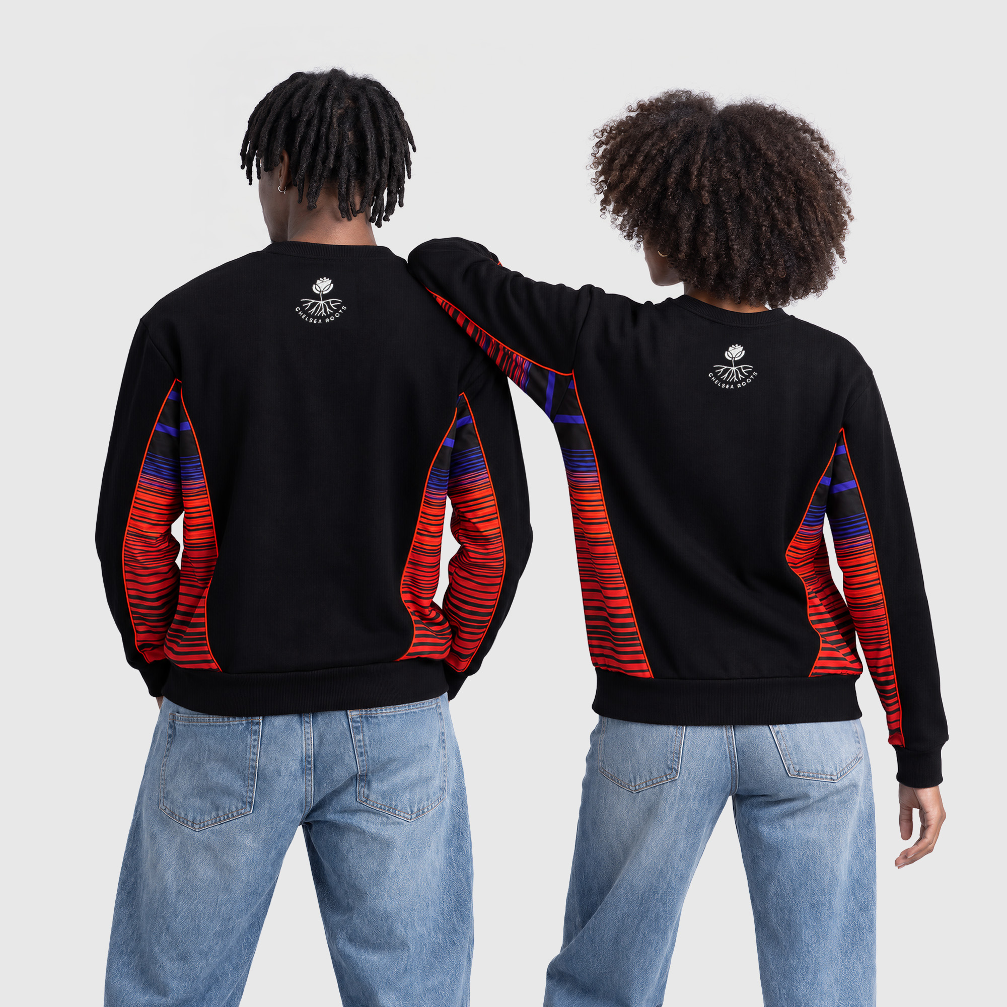 Chelsea Carnival Crew Neck Sweatshirt - Black, , rebel_hi-res