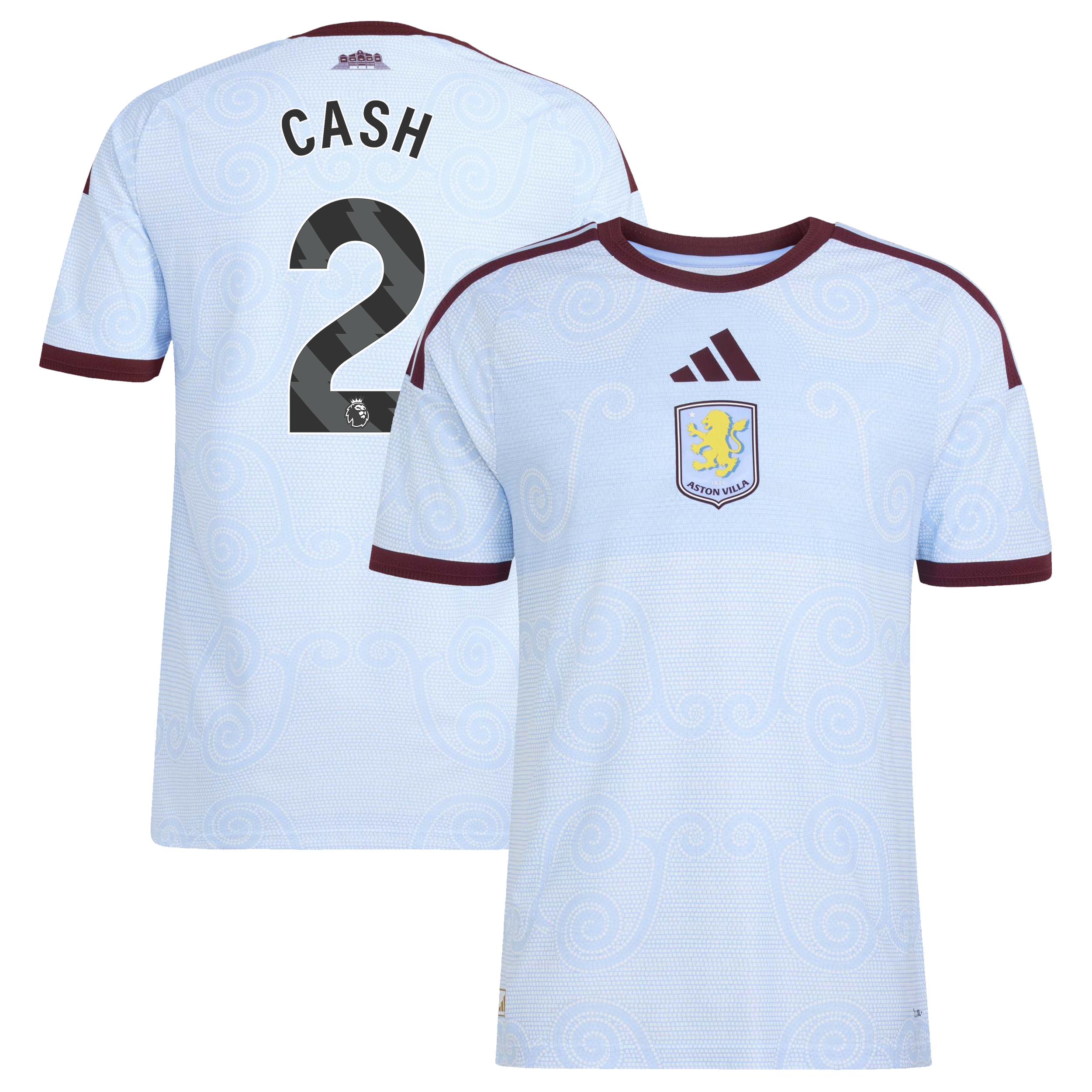 Aston Villa adidas Third Authentic Shirt 2026-27 with Cash 2 printing, , rebel_hi-res