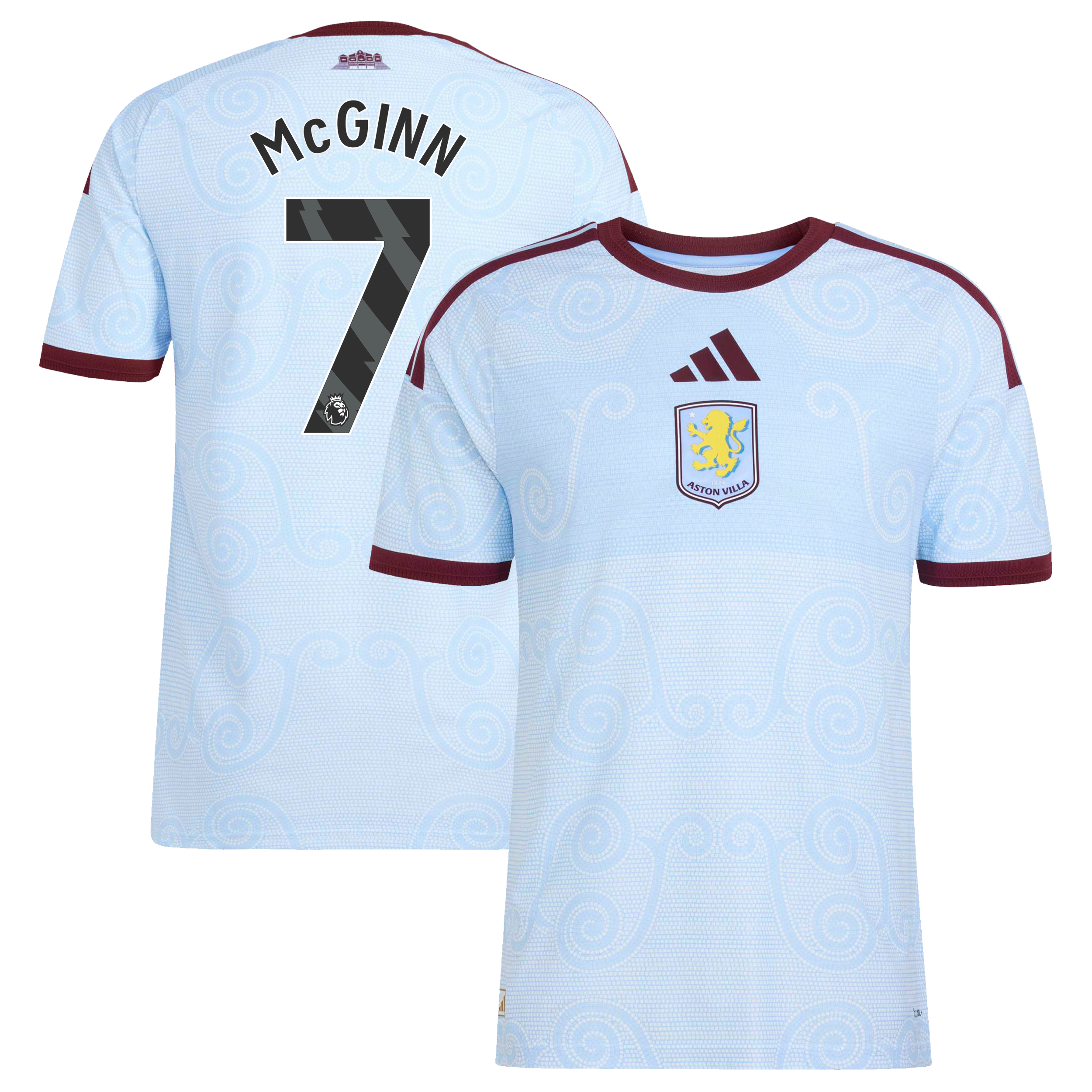 Aston Villa adidas Third Authentic Shirt 2026-27 with Mcginn 7 printing, , rebel_hi-res
