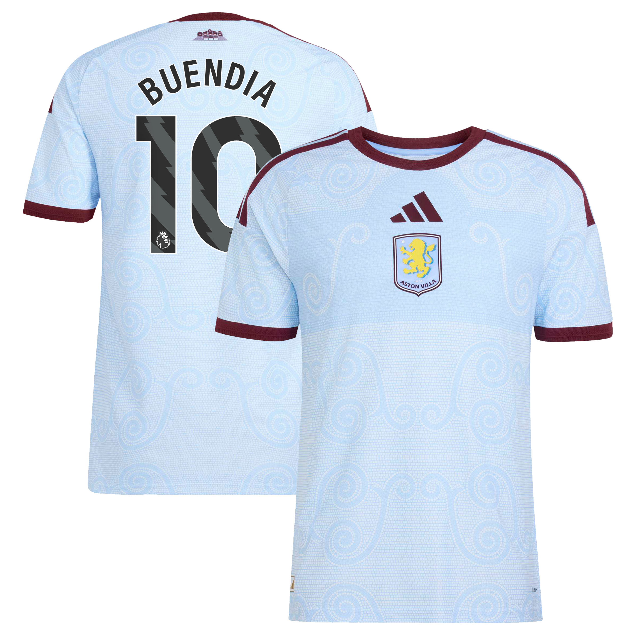 Aston Villa adidas Third Authentic Shirt 2026-27 with Buendia 10 printing, , rebel_hi-res