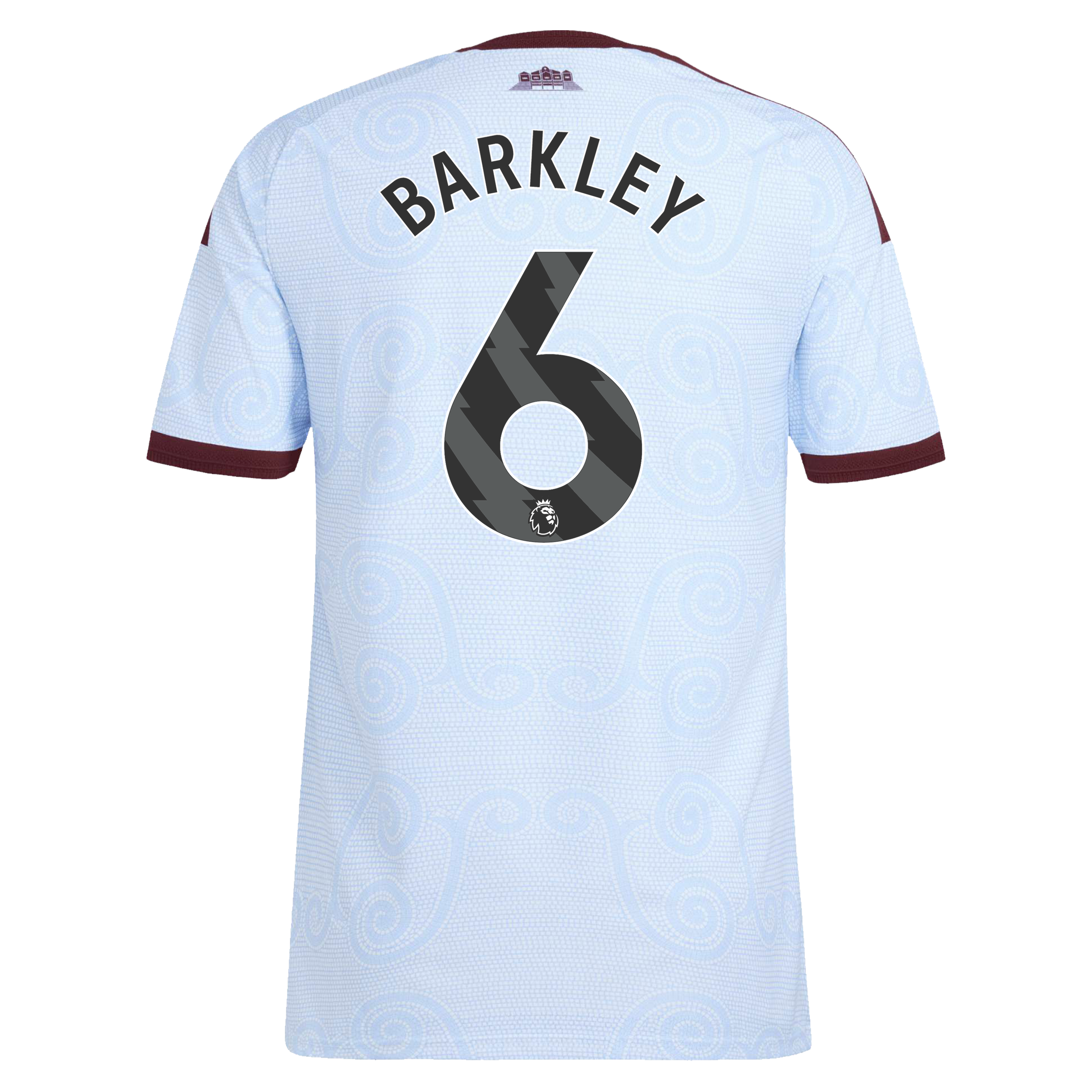 Aston Villa adidas Third Authentic Shirt 2026-27 with Barkley 6 printing, , rebel_hi-res