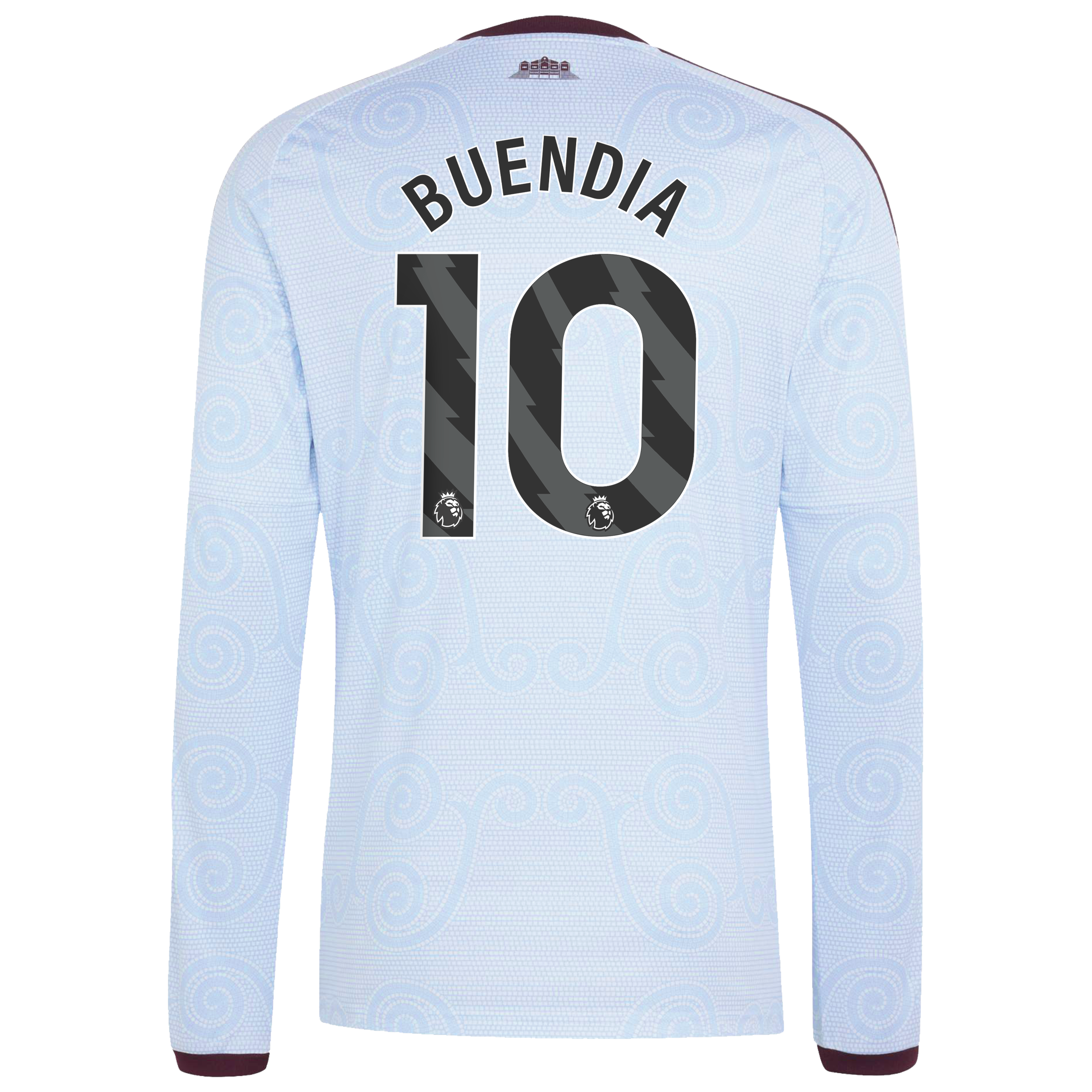 Aston Villa adidas Third Shirt 2026-27 - Long Sleeve with Buendia 10 printing, , rebel_hi-res