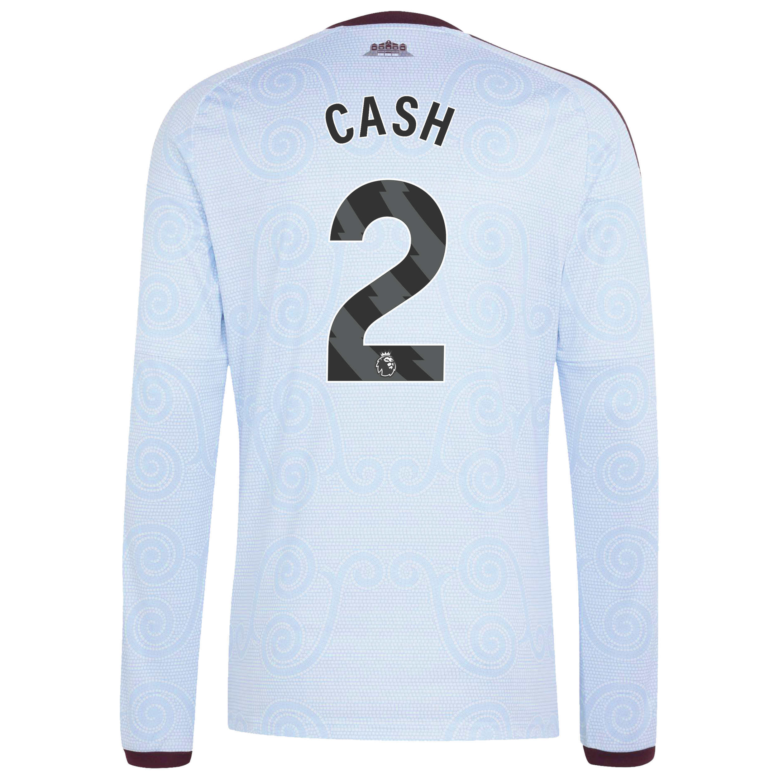 Aston Villa adidas Third Shirt 2026-27 - Long Sleeve with Cash 2 printing, , rebel_hi-res