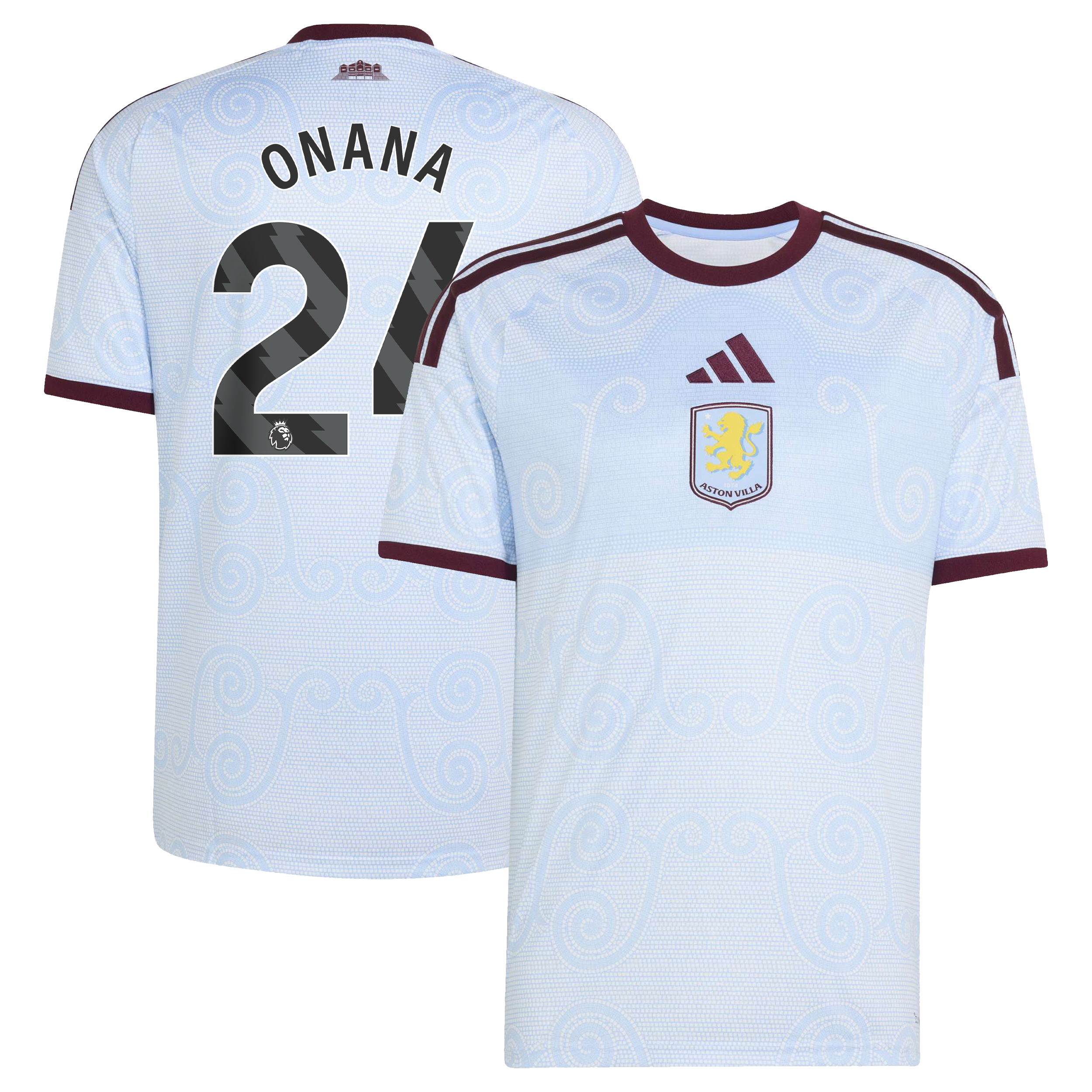 Aston Villa adidas Third Shirt 2026-27 with Onana 24 printing, , rebel_hi-res