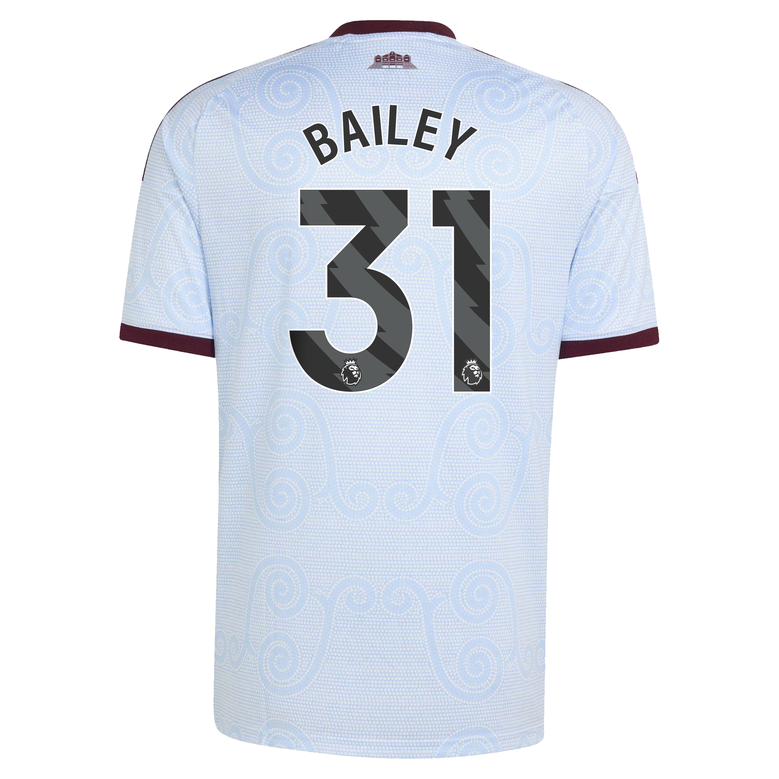 Aston Villa adidas Third Shirt 2026-27 with Bailey 31 printing, , rebel_hi-res