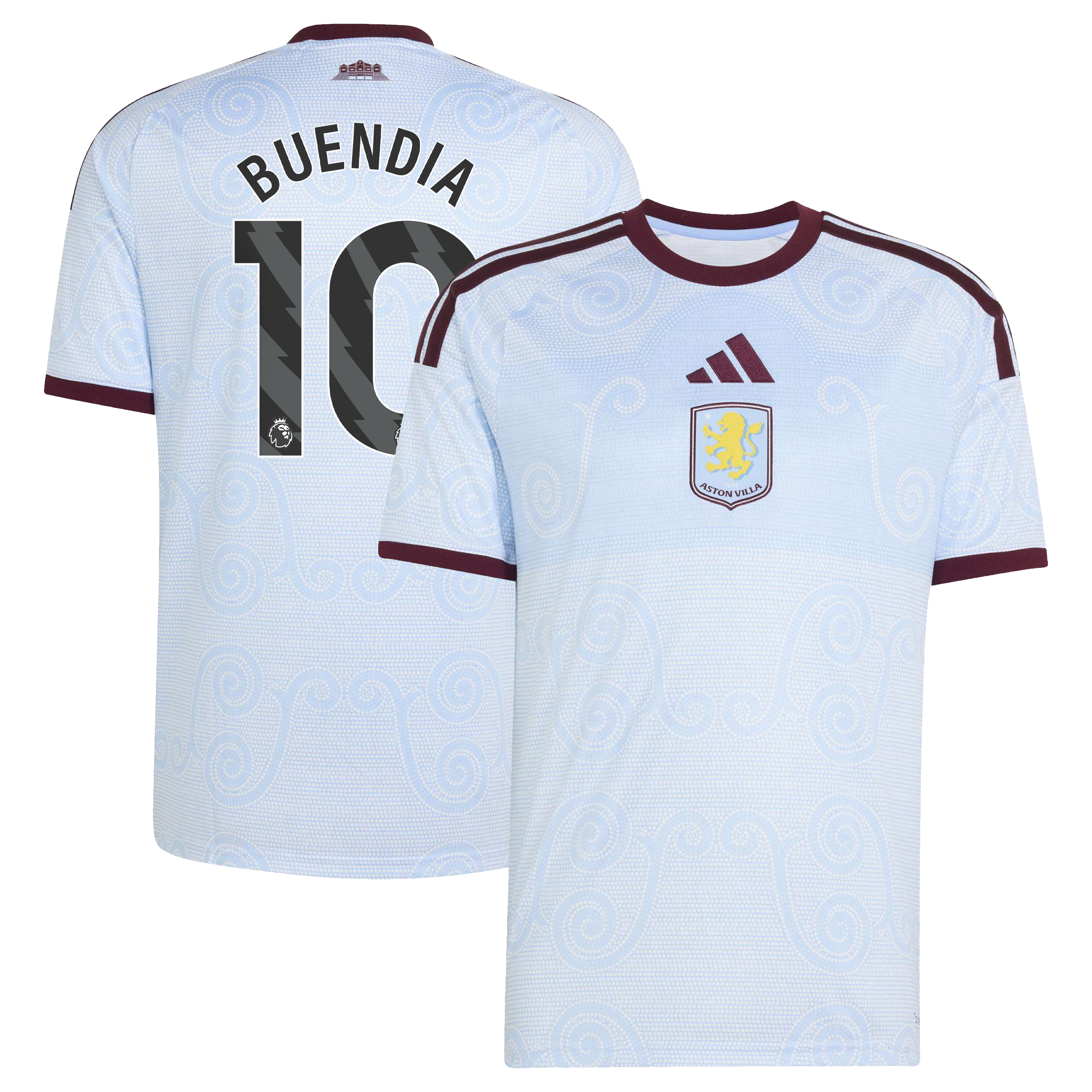 Aston Villa adidas Third Shirt 2026-27 with Buendia 10 printing, , rebel_hi-res