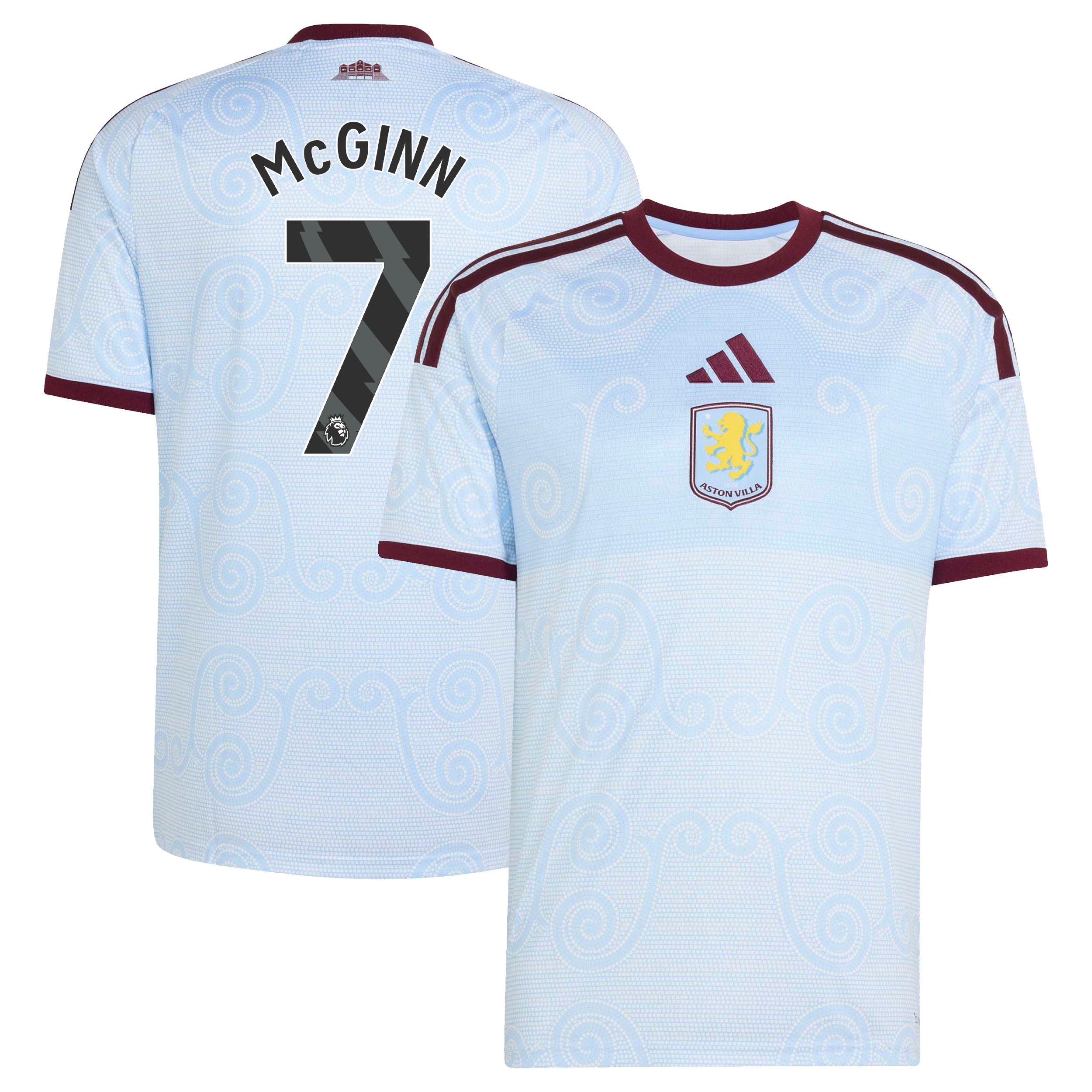 Aston Villa adidas Third Shirt 2026-27 with Mcginn 7 printing, , rebel_hi-res