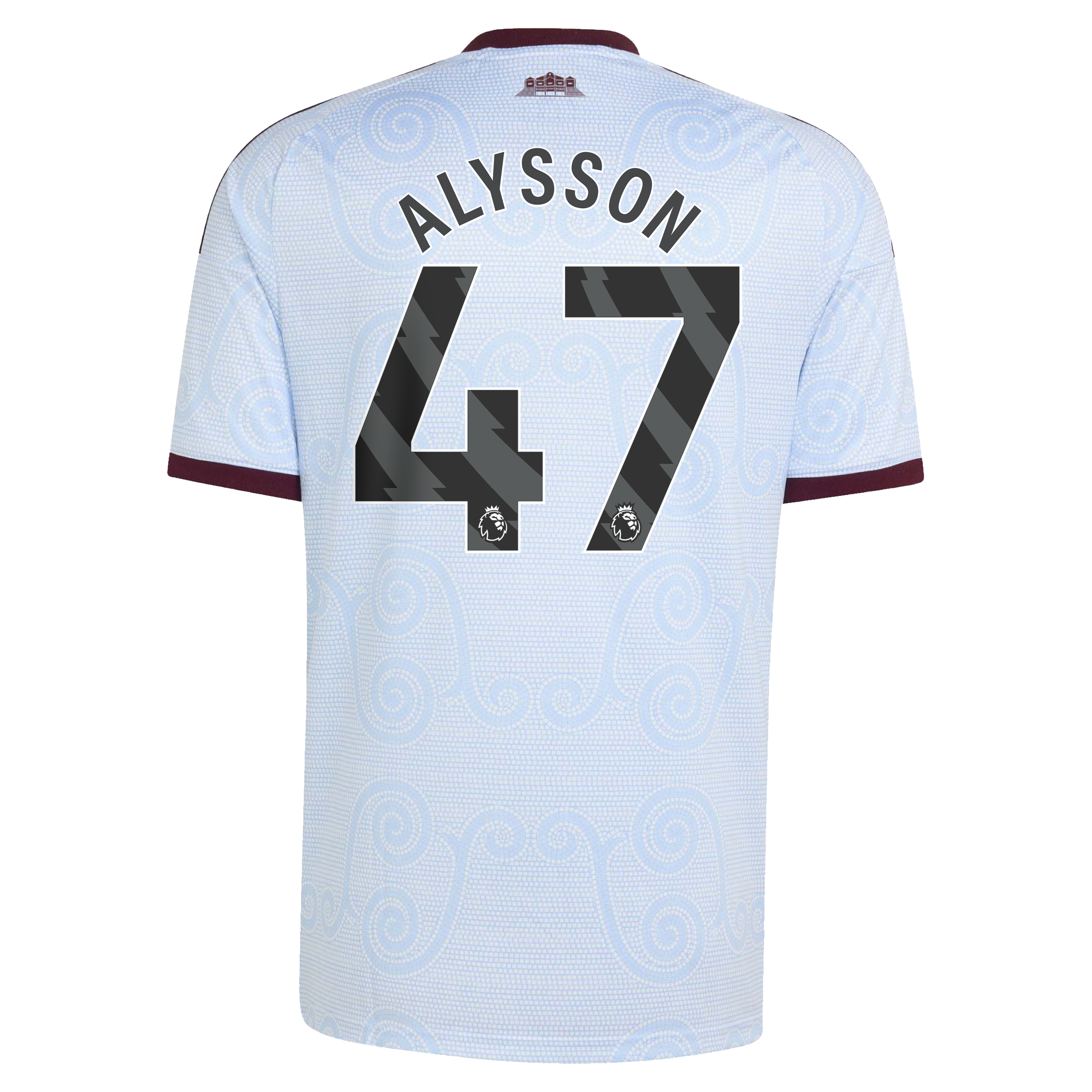Aston Villa adidas Third Shirt 2026-27 with Alysson 47 printing, , rebel_hi-res