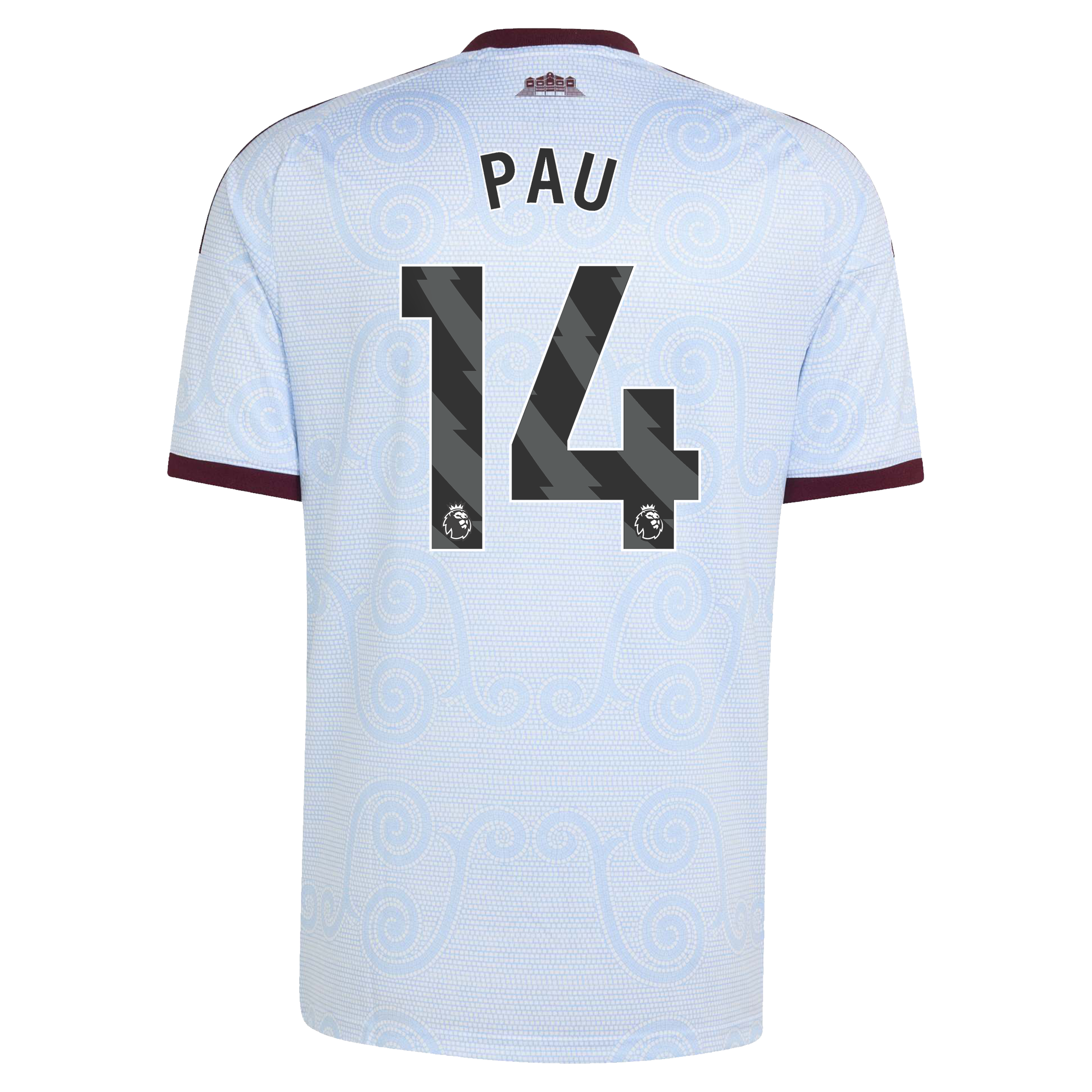 Aston Villa adidas Third Shirt 2026-27 with Pau 14 printing, , rebel_hi-res
