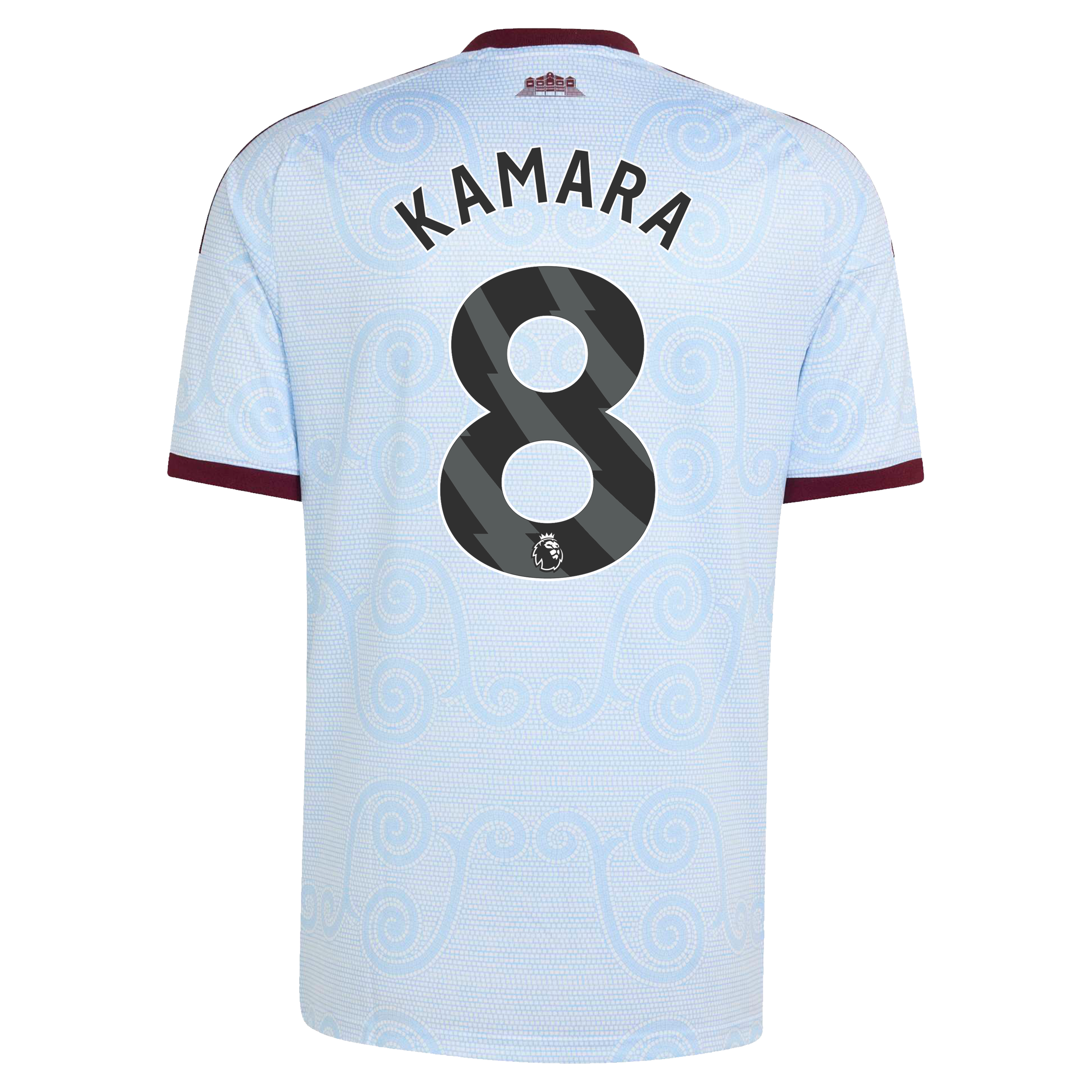 Aston Villa adidas Third Shirt 2026-27 with Kamara 8 printing, , rebel_hi-res