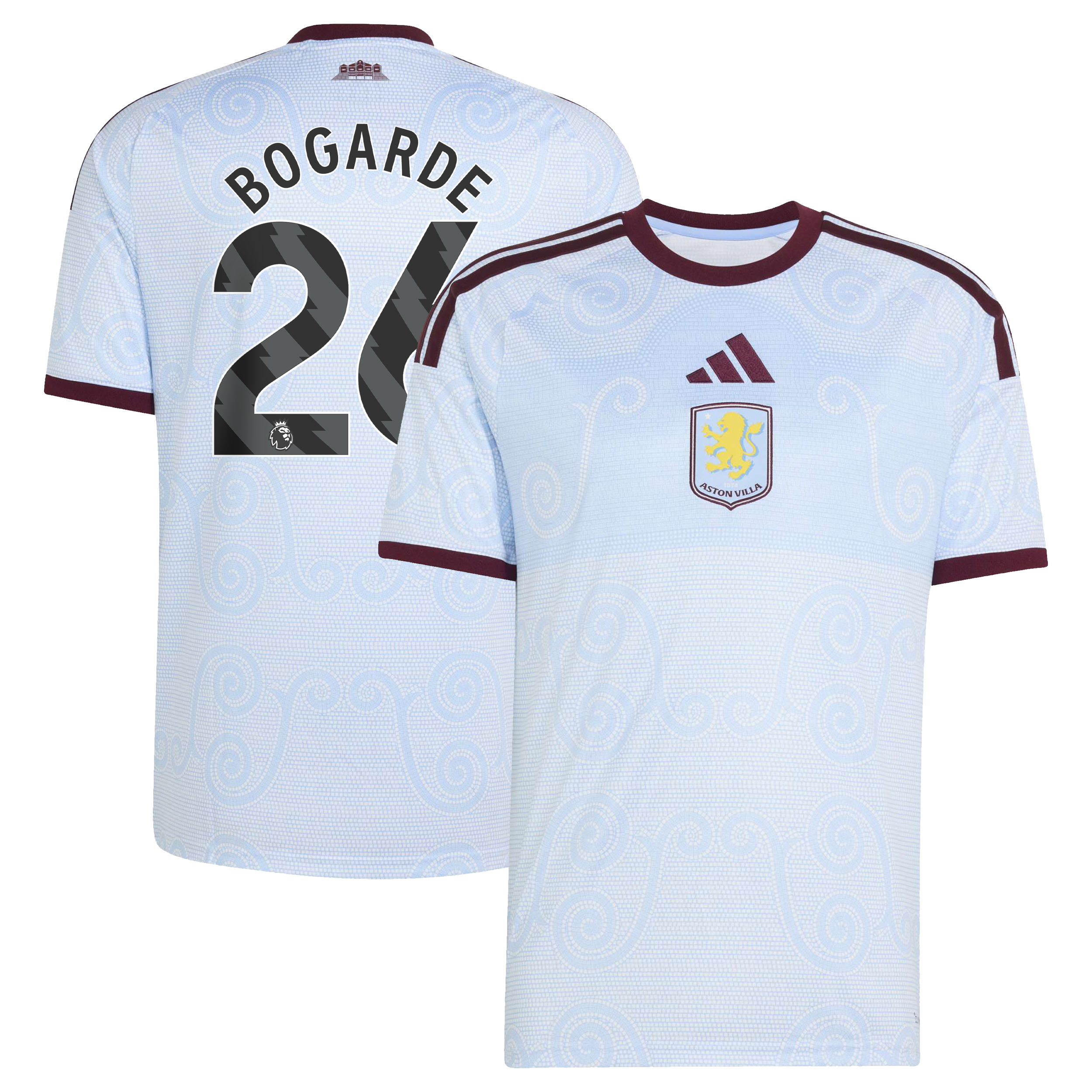 Aston Villa adidas Third Shirt 2026-27 with Bogarde 26 printing, , rebel_hi-res