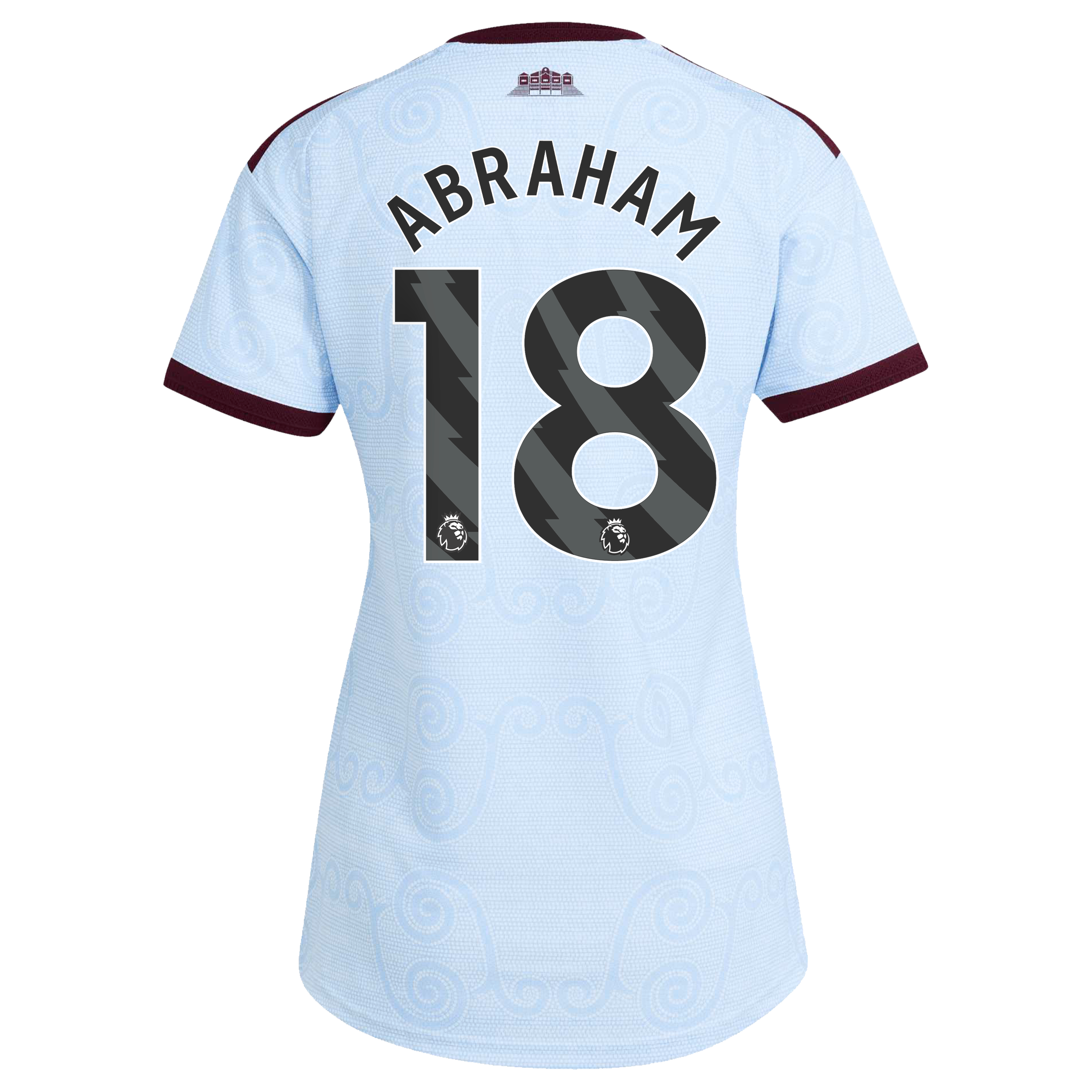Aston Villa adidas Third Authentic Shirt 2026-27 - Womens with Abraham 18 printing, , rebel_hi-res